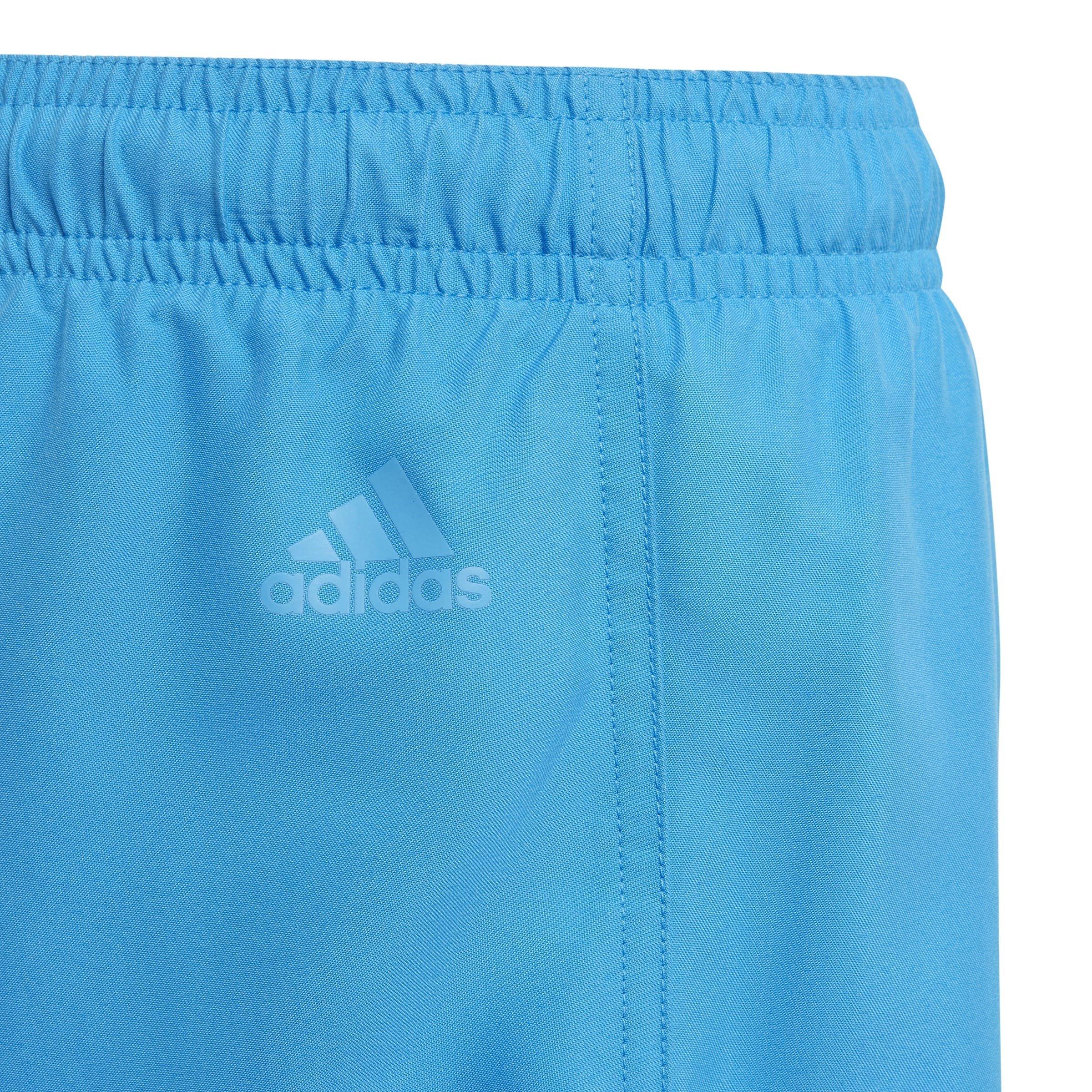 Blauw/Wit - adidas - Sportswear Essentials Logo CLX Swim Shorts Juniors - 3