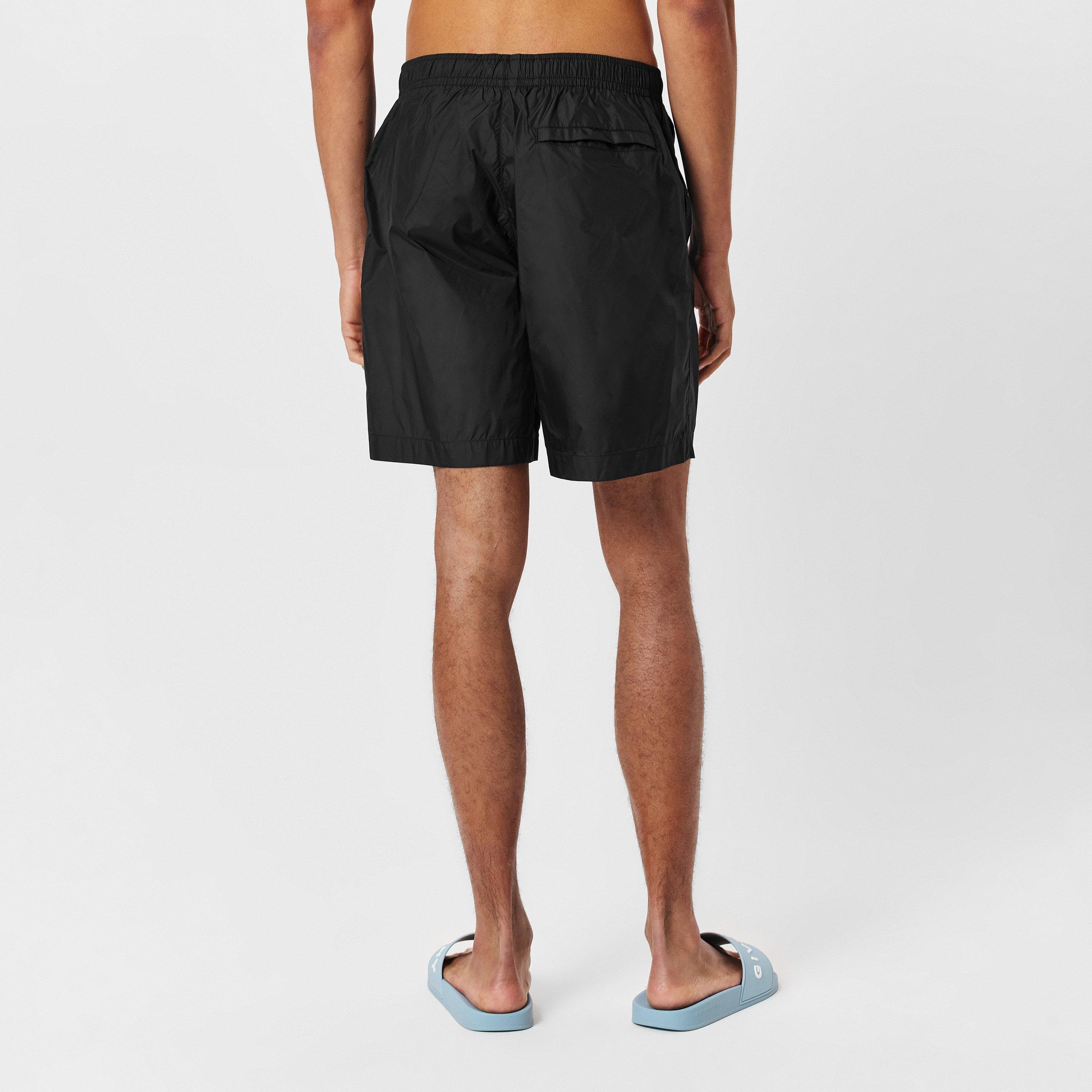 Black - GIVENCHY - Men's Signature Swim Shorts - 4