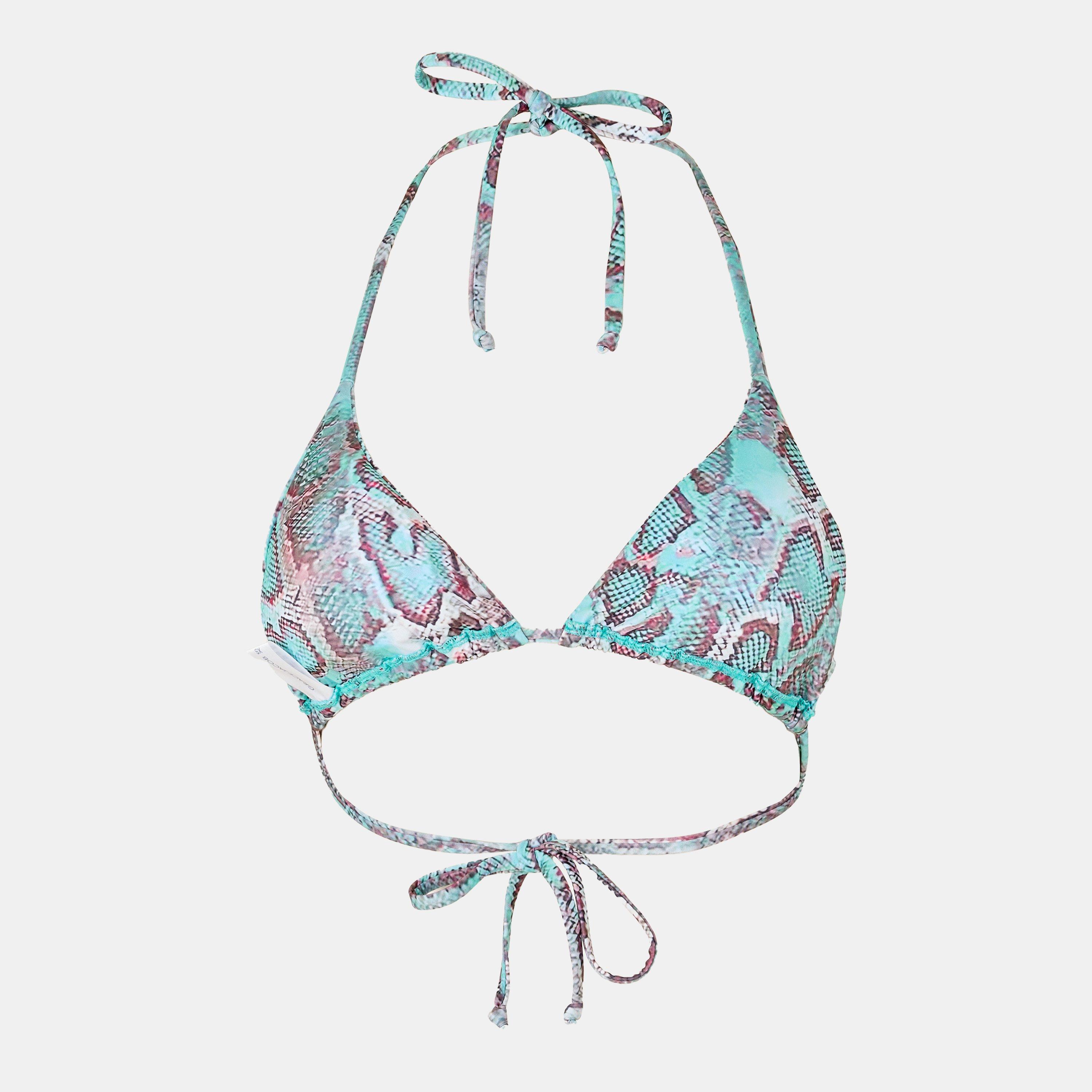 Blue - Grace Jacob - Women's Triangle Bikinis - 2