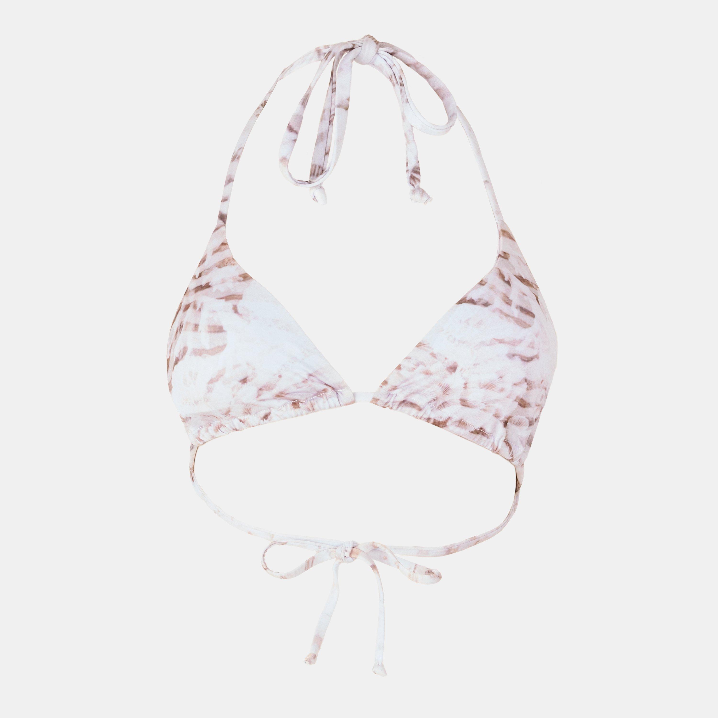 Beige - Grace Jacob - Women's Adjustable Triangle Bikini - 1