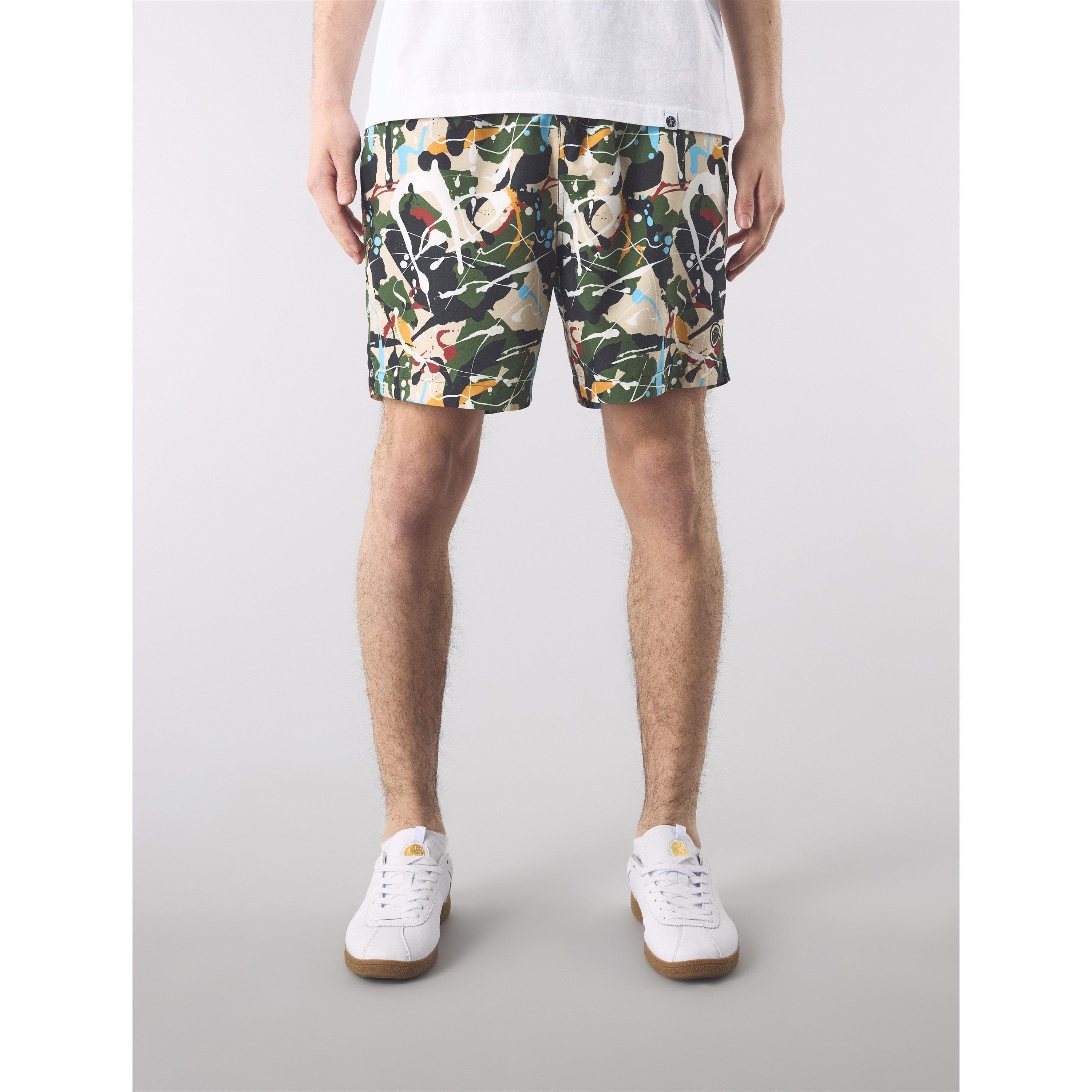 Multi - Pretty Green - Men's Convergence Swim Shorts - 4