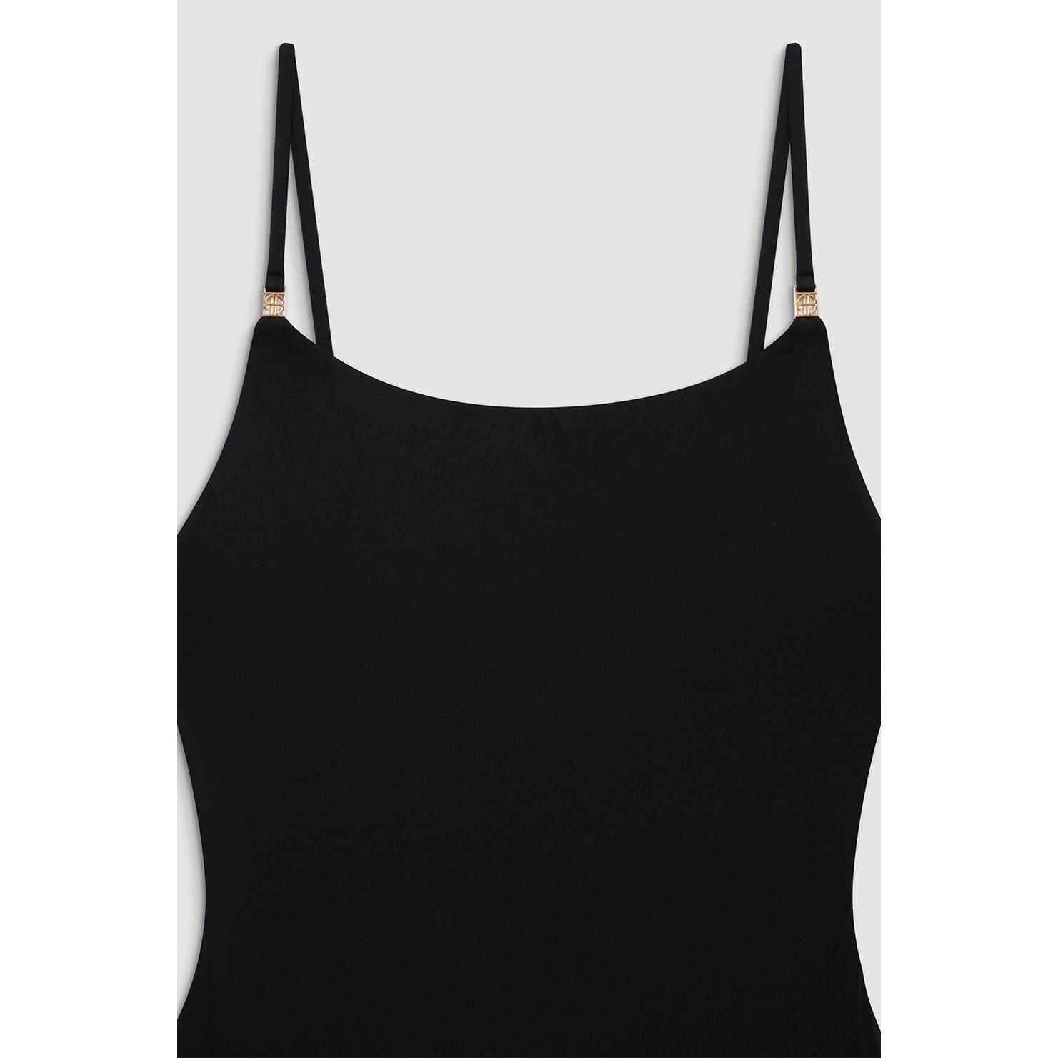 BLACK - Anine Bing - Women's Vesta Scoop Neck Swimsuit - 2