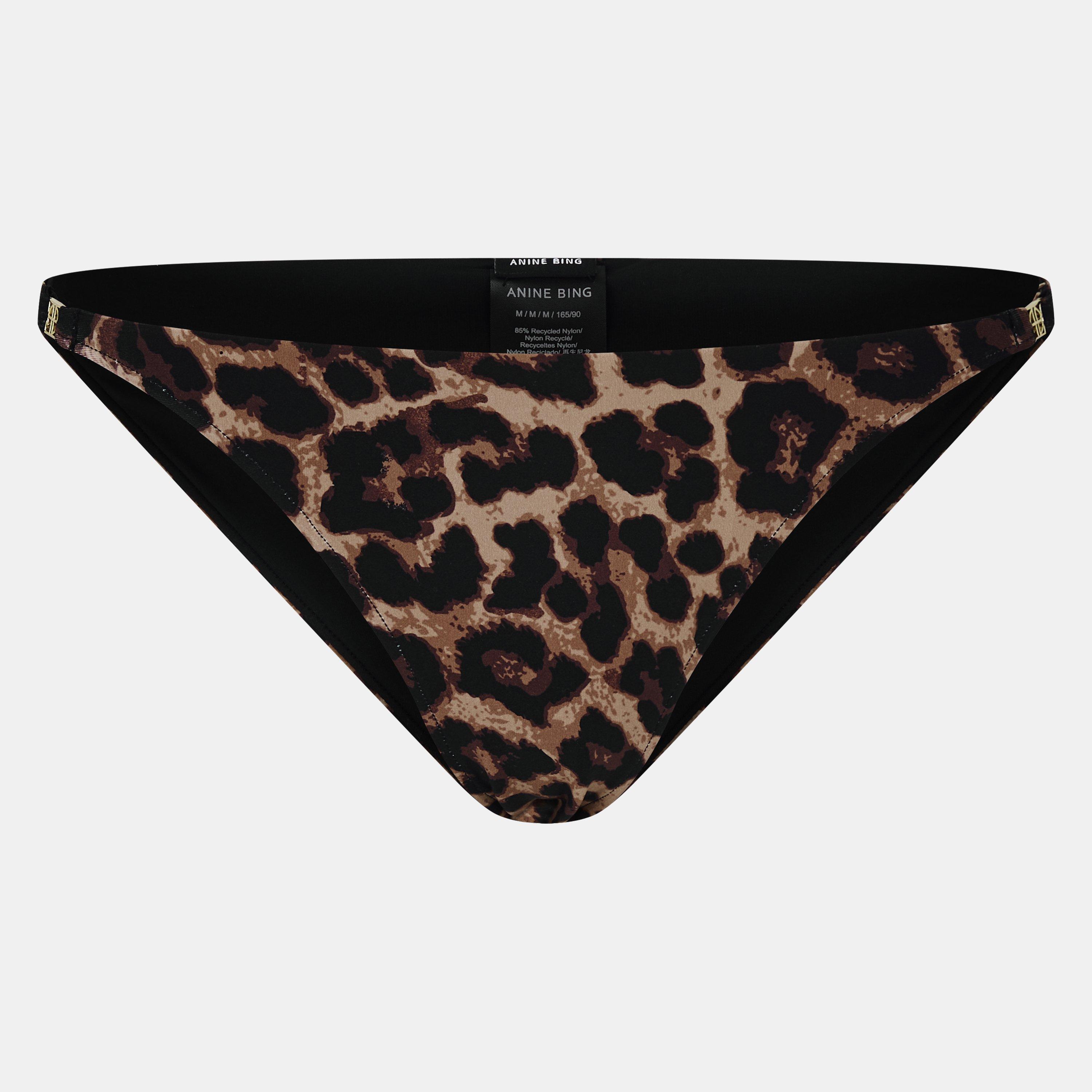 LEOPARD - Anine Bing - Women's Bellamy Tanga Bikini Bottoms - 1