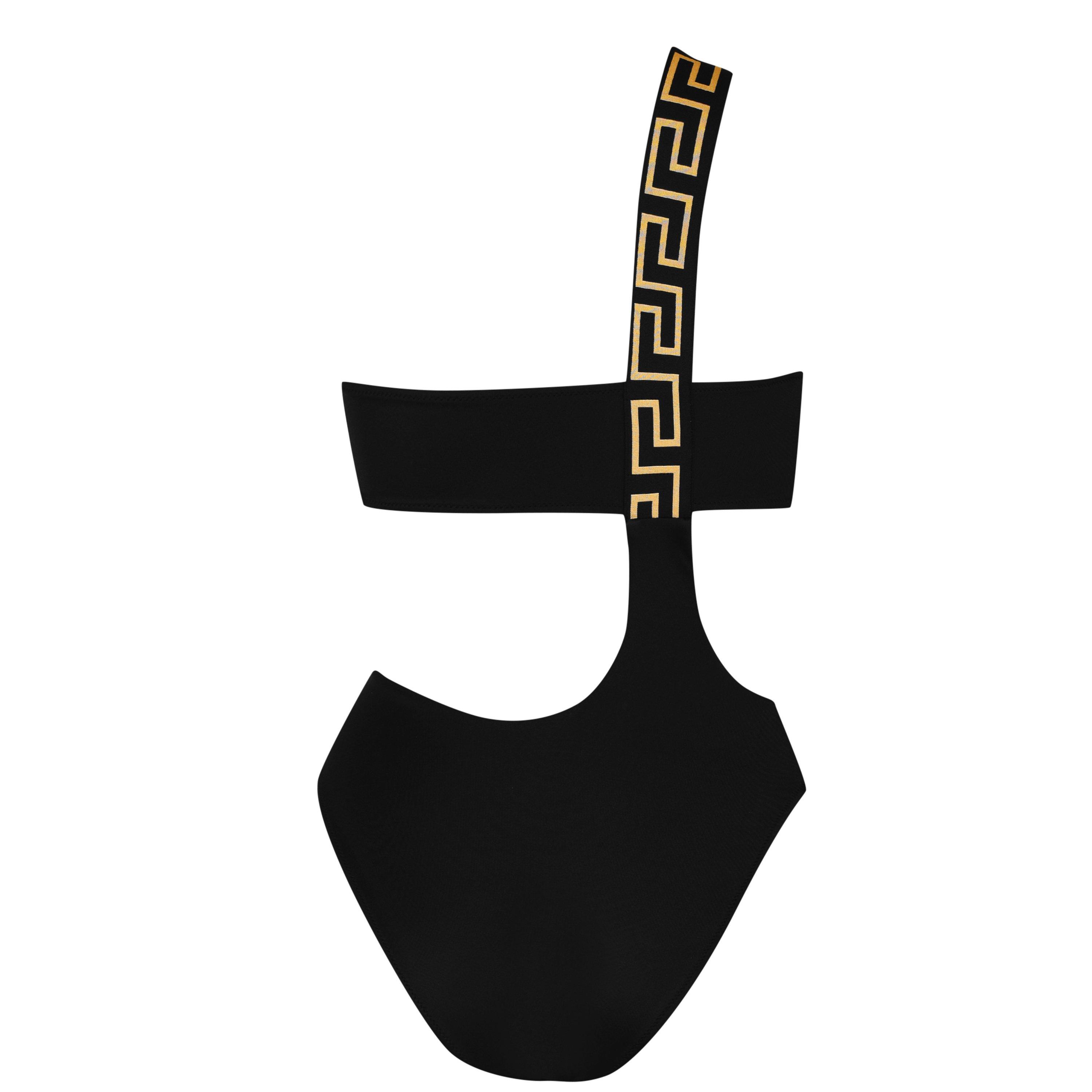 Blk/Gld A1008 - Versace Icon - Greca Swimsuit - 8