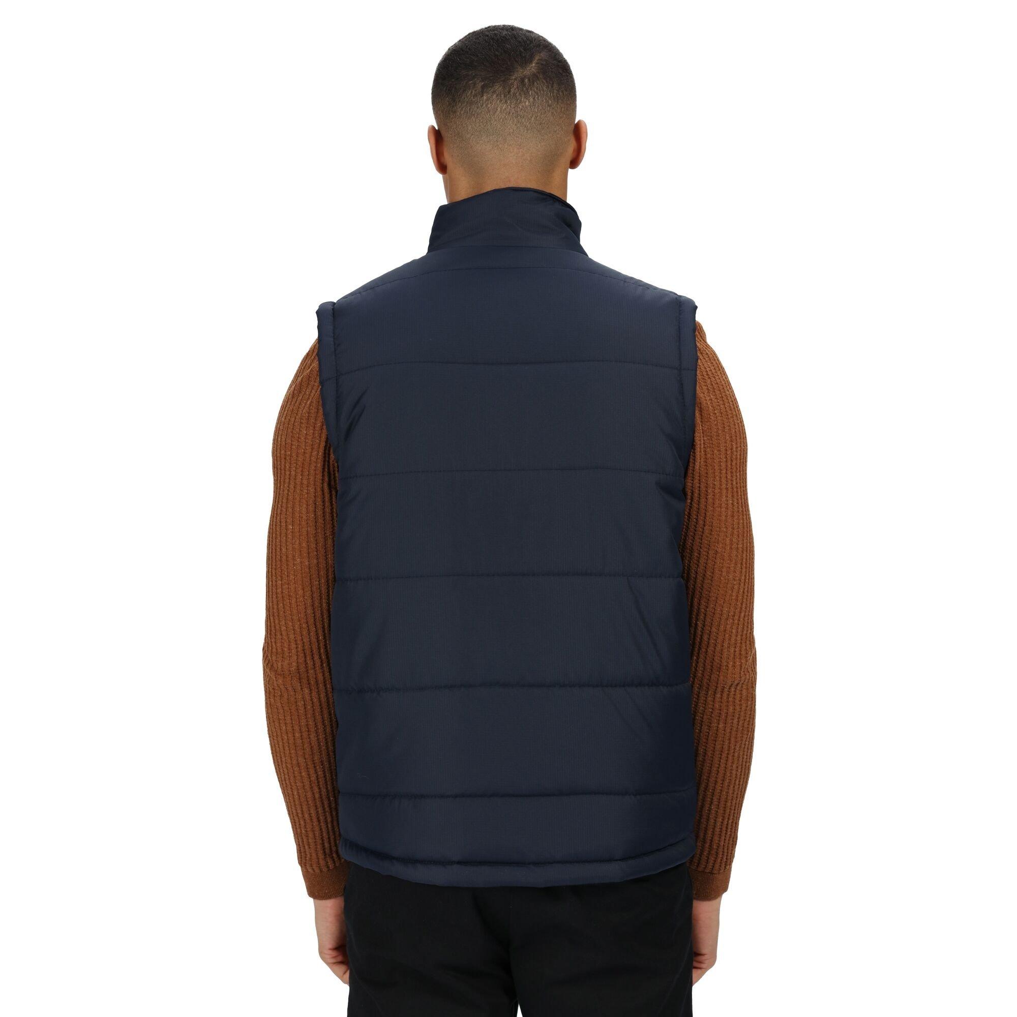 Navy - Regatta - Men's Steller Insulated Multi-Zip Ripstop Gilet - 5