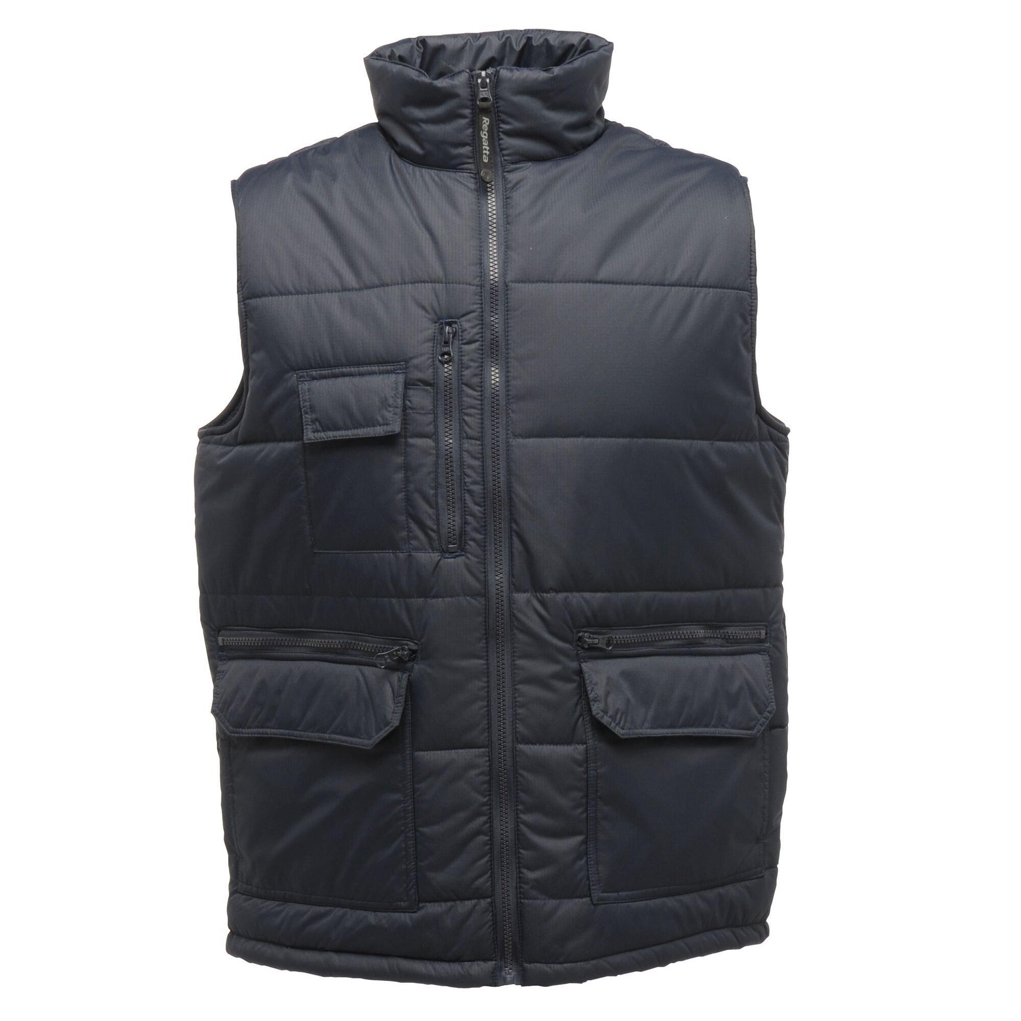 Navy - Regatta - Men's Steller Insulated Multi-Zip Ripstop Gilet - 8