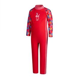 Speedo Printed All In One Sun Suit Infants