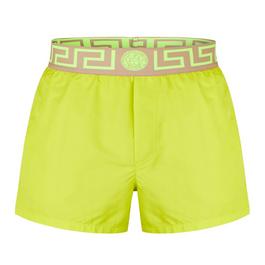 Versace Icon Greca Waistband Swim Shorts