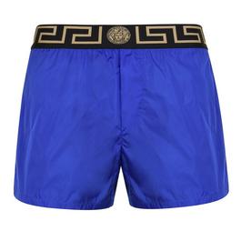 Versace Icon Greca Waistband Swim Shorts