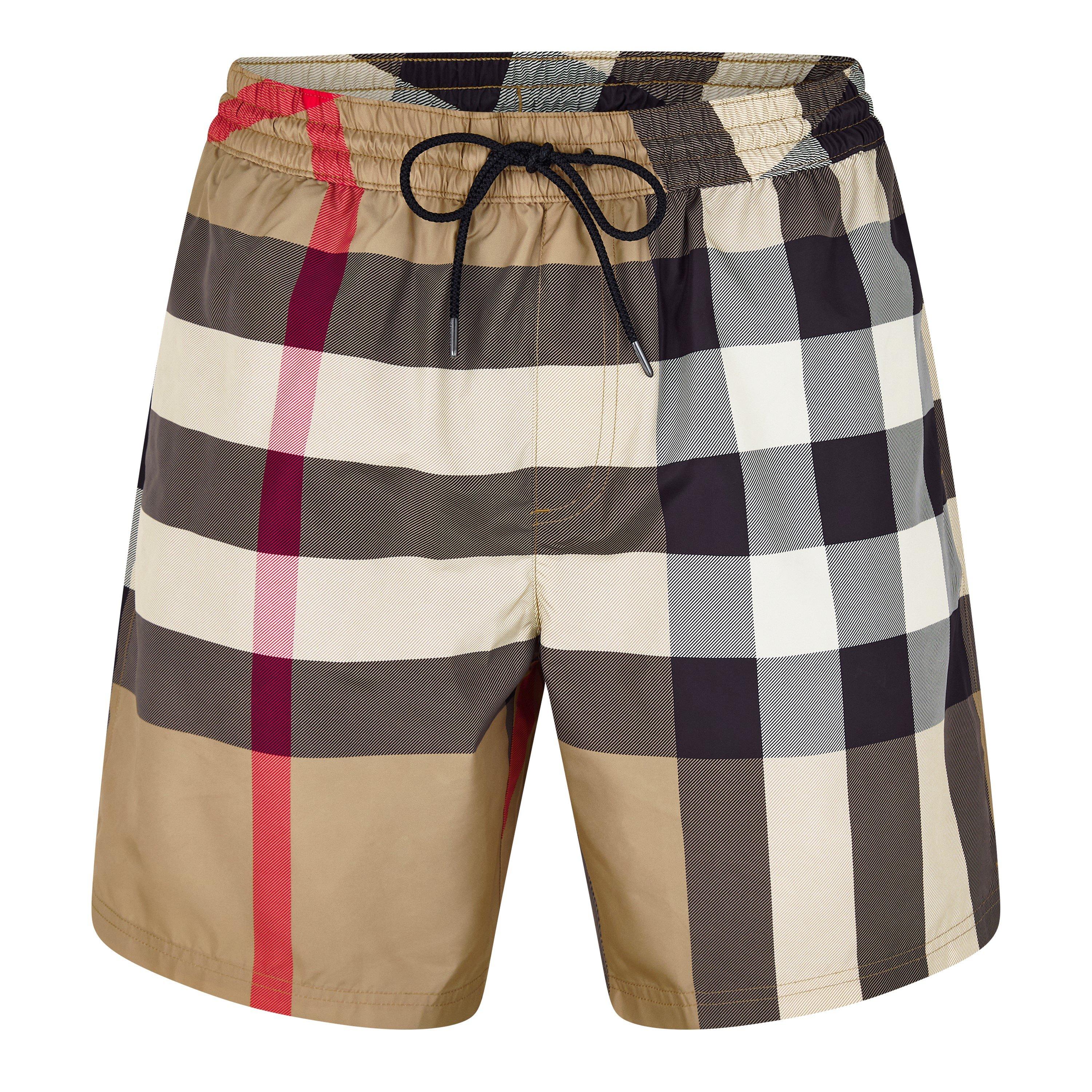 Arc Beige A7028 - Burberry - Men's Check Swim Shorts - 7