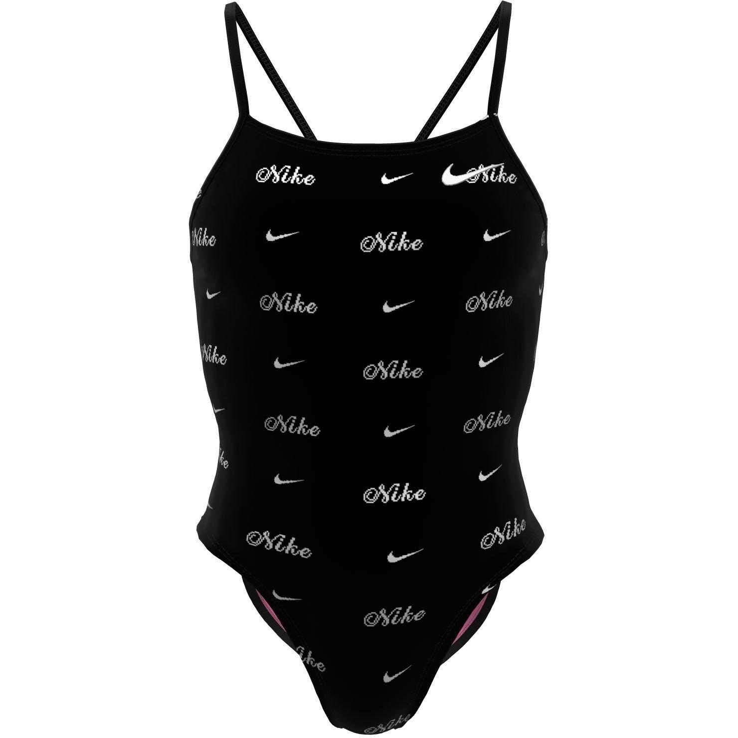 Jet Black - Nike - Women's One Piece Swimsuit - 2