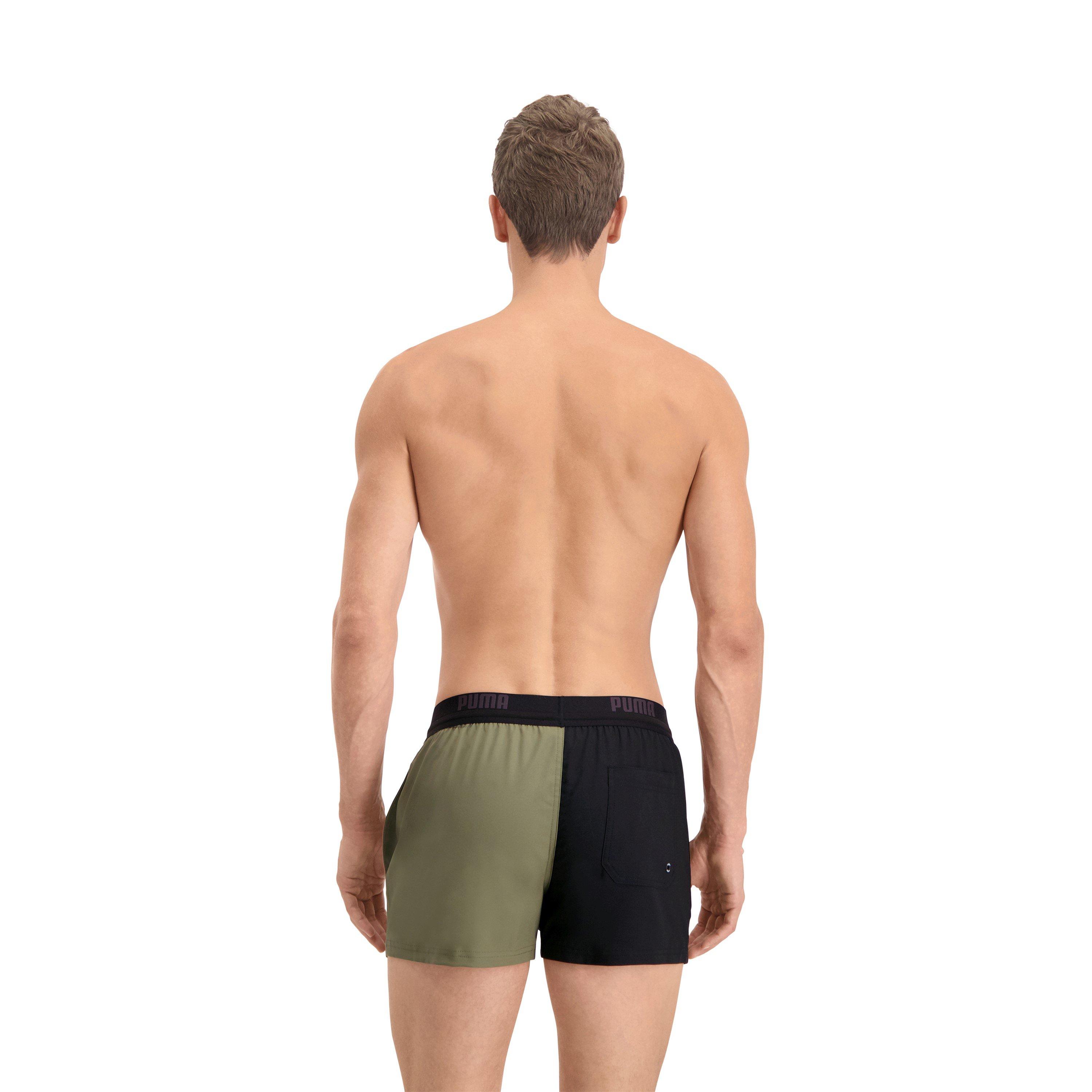 Negro/Khaki - Puma - Black Swim Shorts - 2