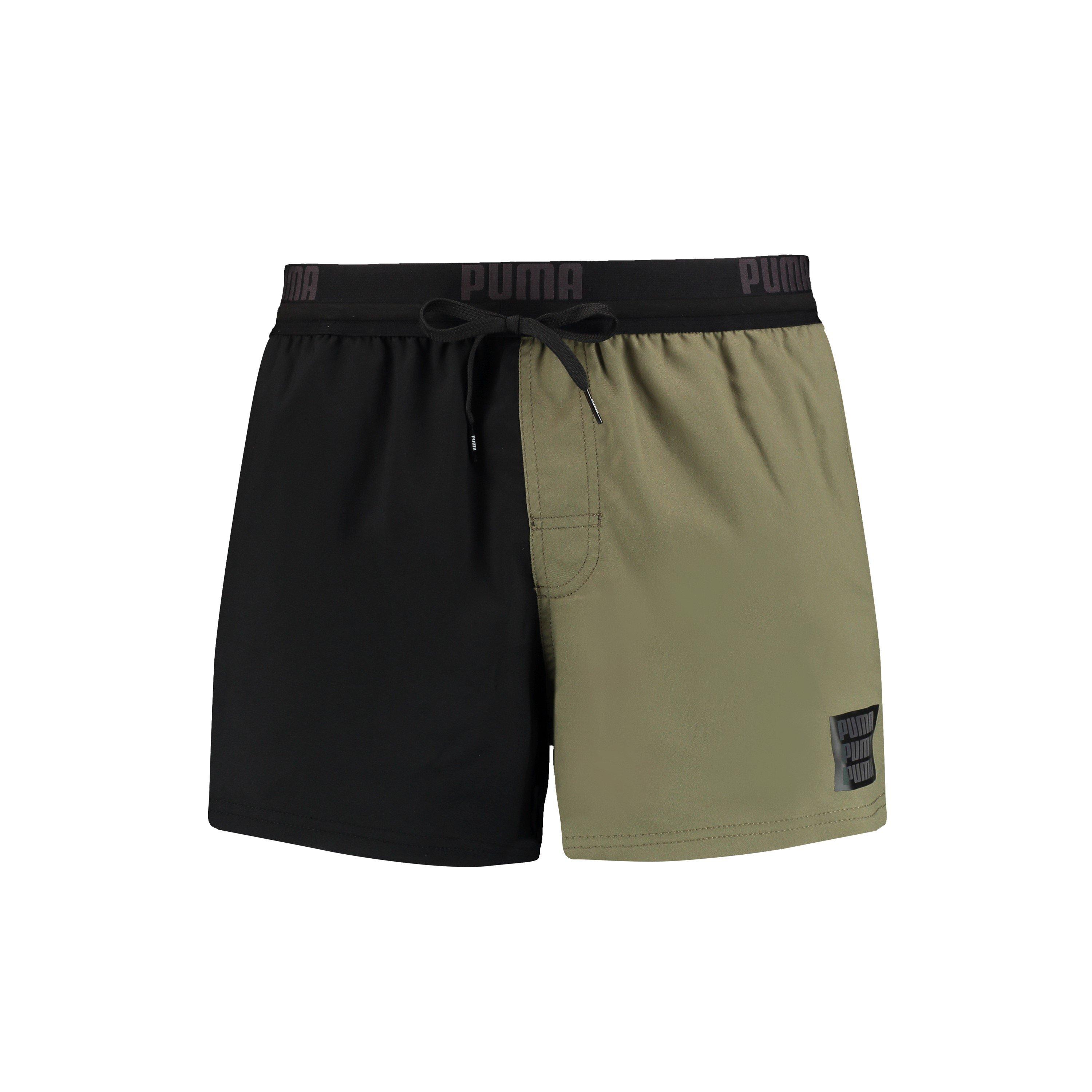 Negro/Khaki - Puma - Black Swim Shorts - 6