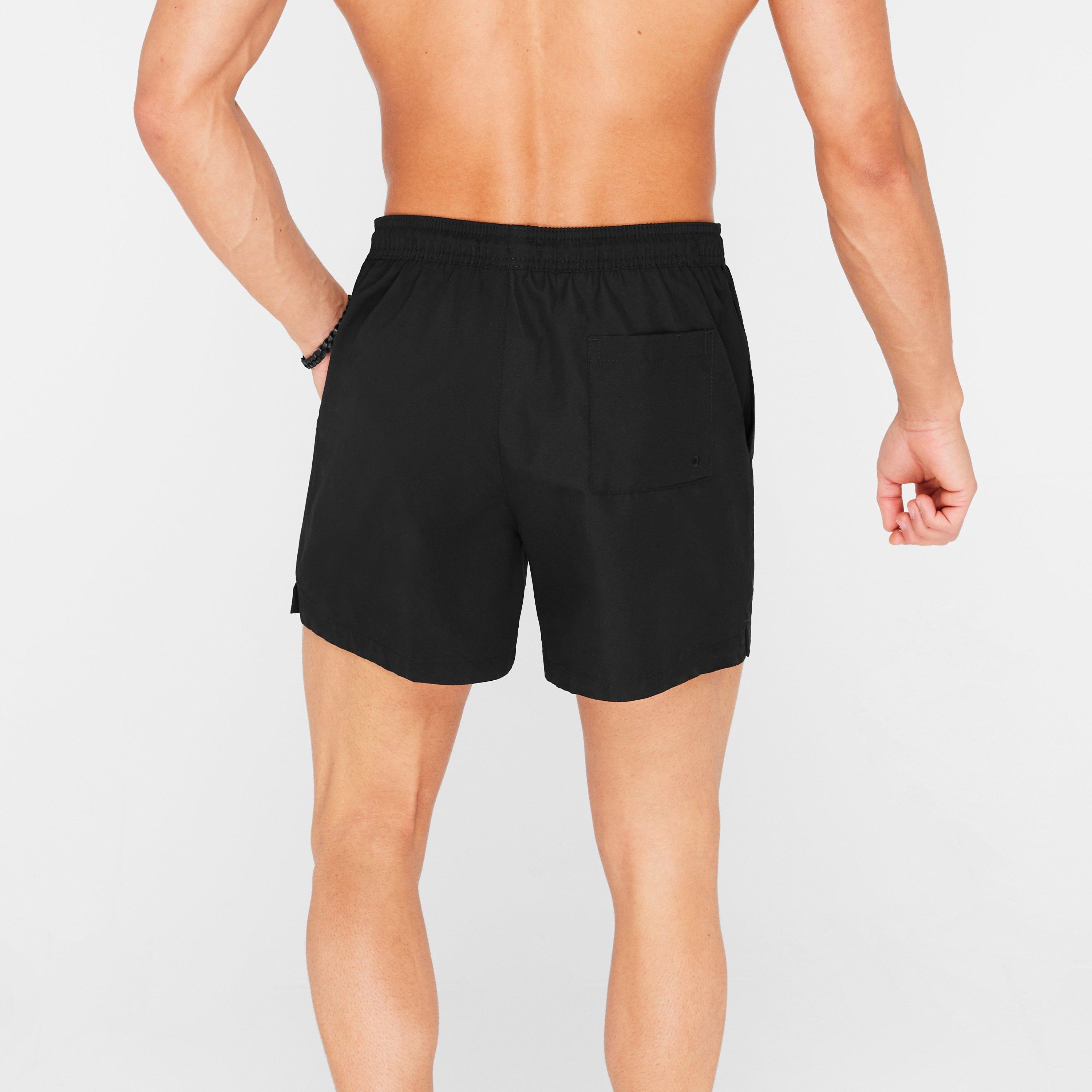 Black - Calvin Klein - Large Logo Swim Shorts - 4