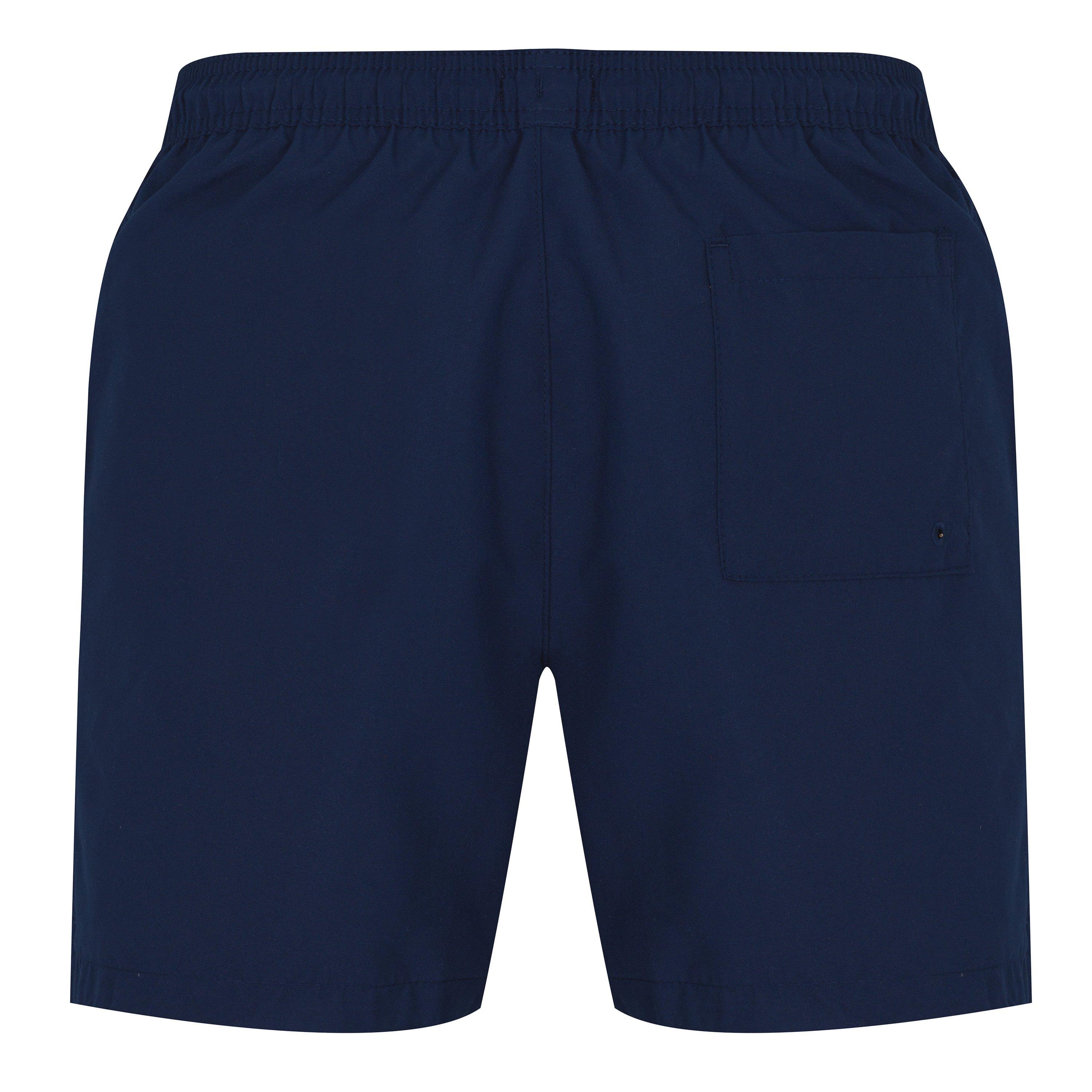 Navy - Calvin Klein - Large Logo Swim Shorts - 2