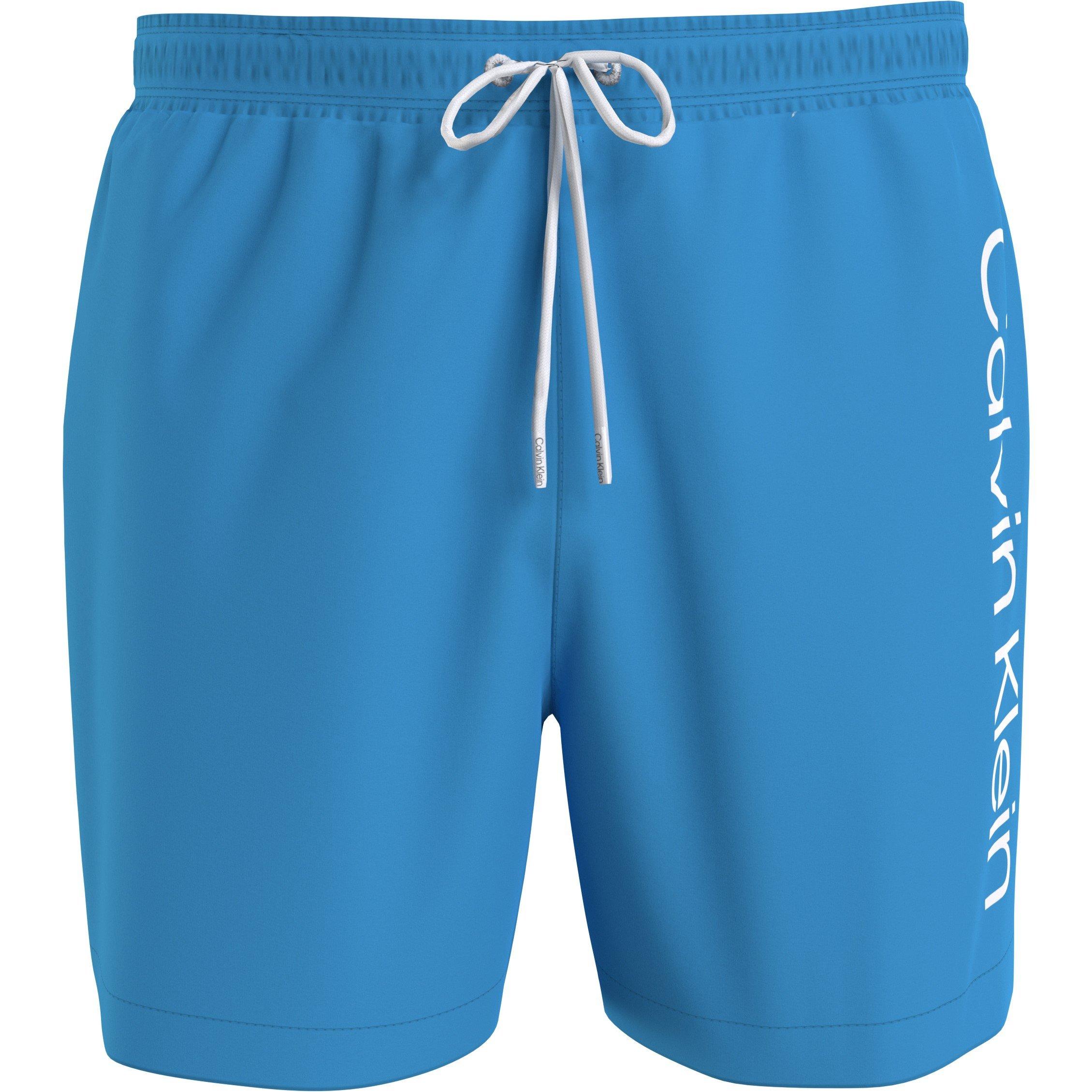 Calvin Klein Men's Large Logo Swim Shorts - Blue 2025 - L