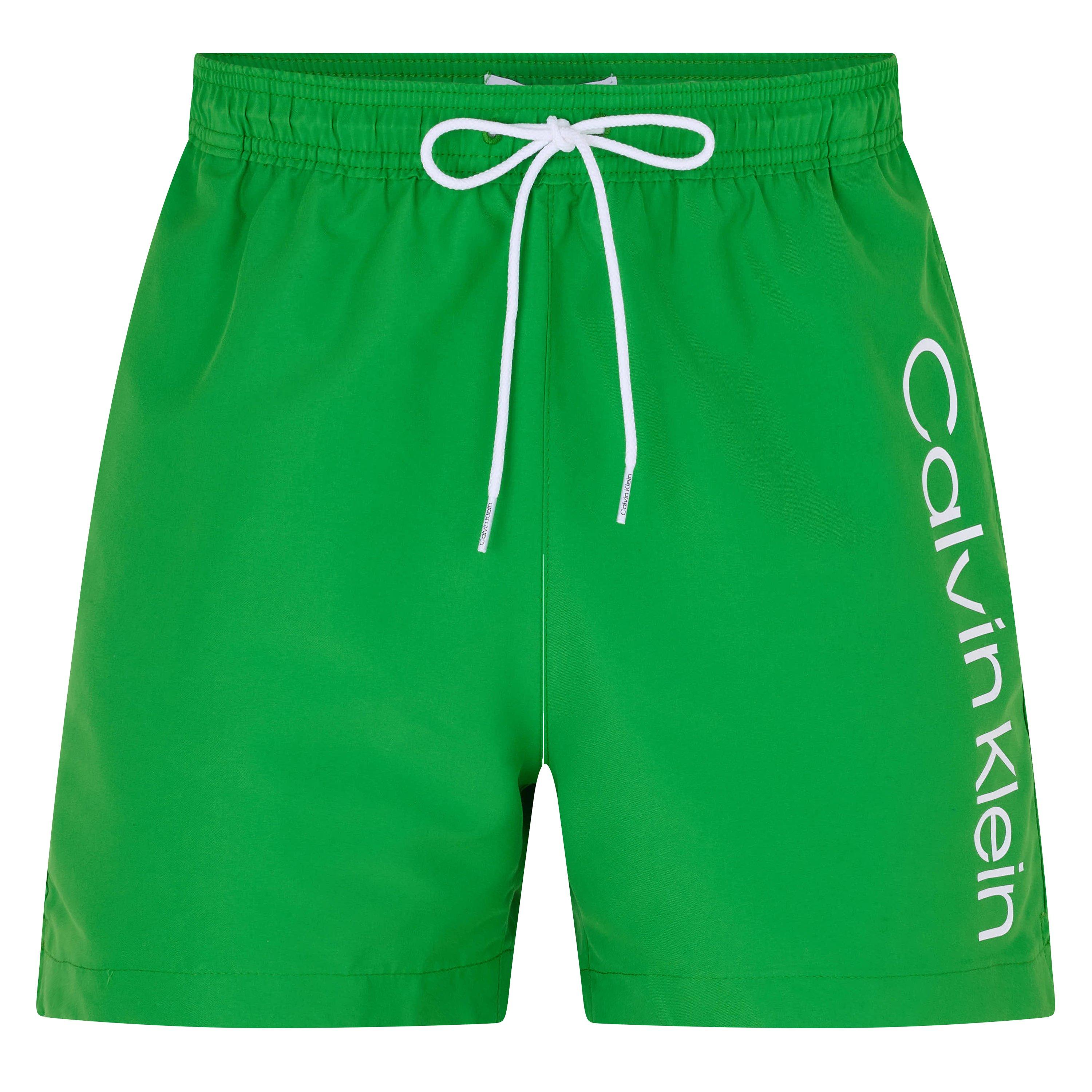Calvin Klein Large Logo Swim Shorts - Green Apple 26 - XL