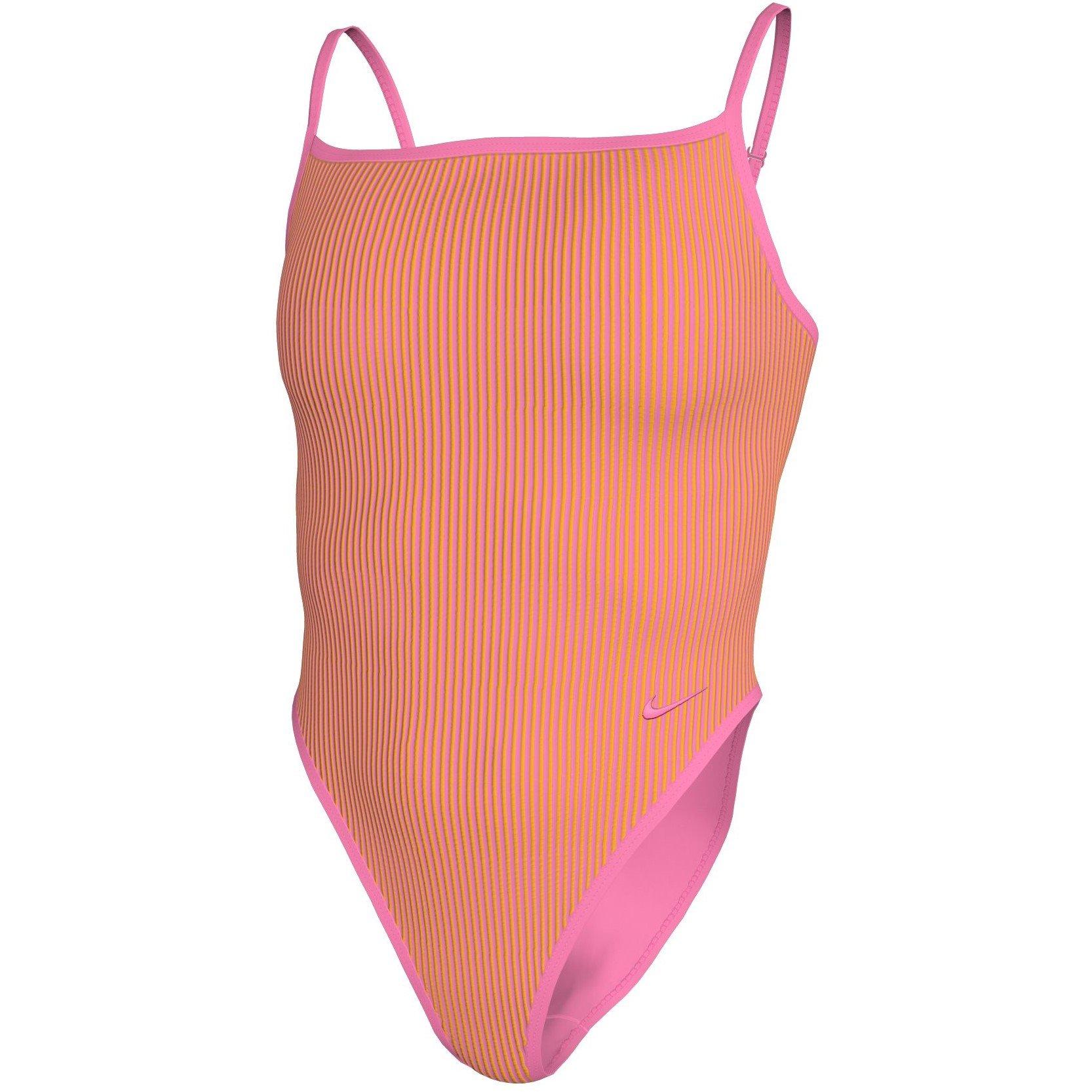 Pink Glow - Rosa Glühen - Nike - Women's One Piece Swimsuit - 2