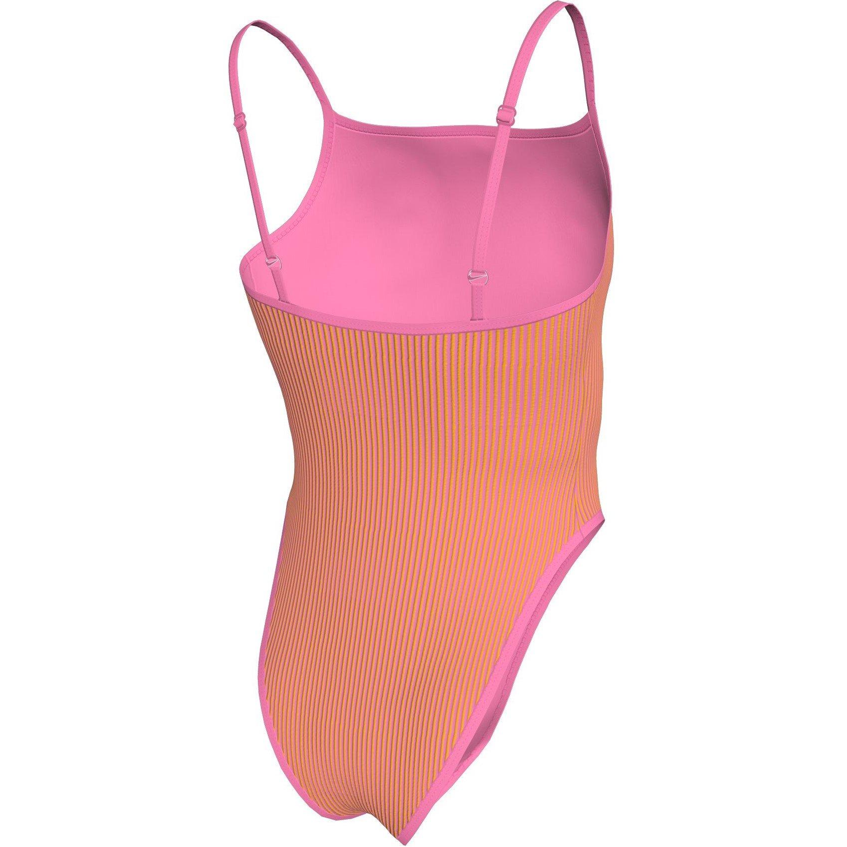 Pink Glow - Rosa Glühen - Nike - Women's One Piece Swimsuit - 3