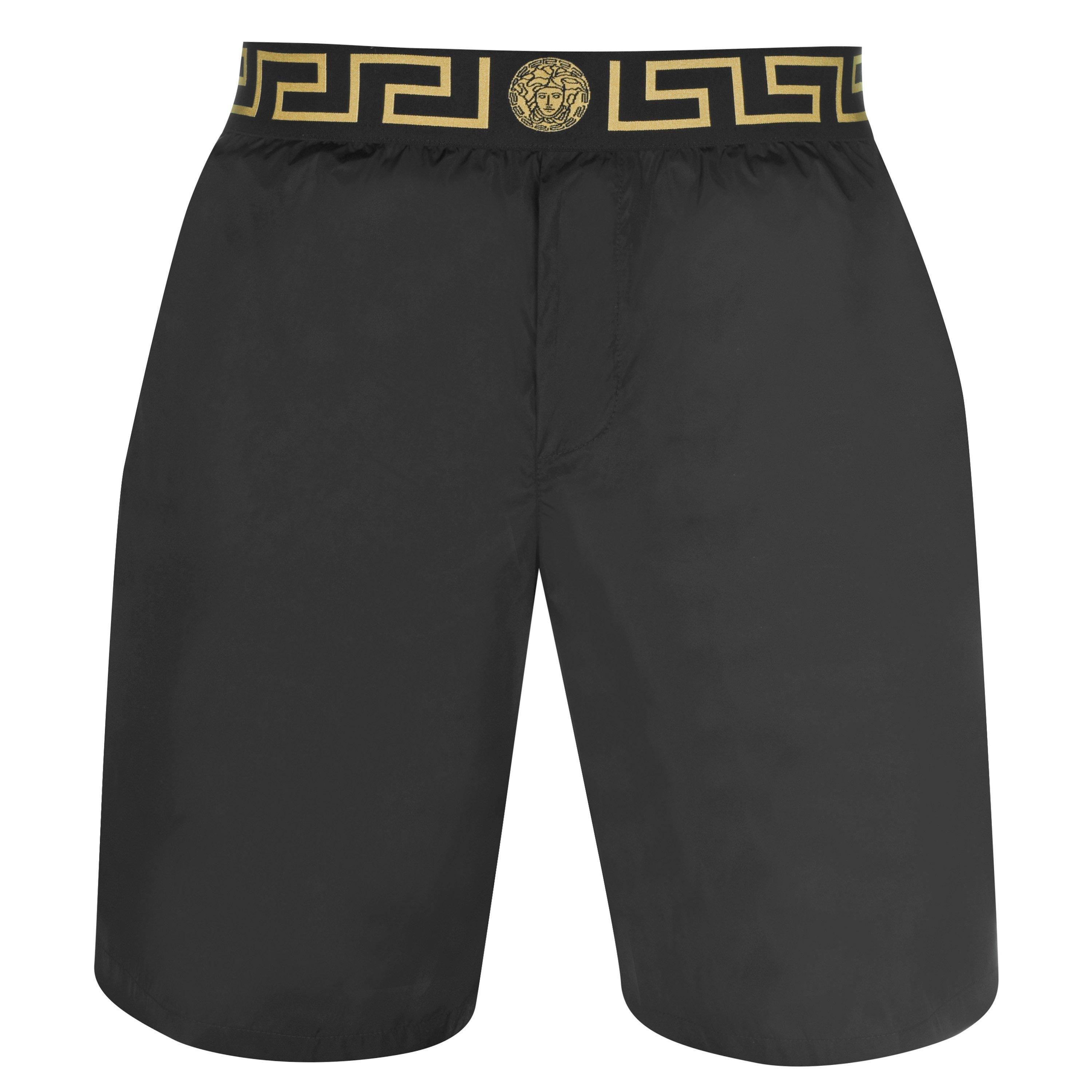 Black/Gld A80G - Versace Icon - Swim Shorts - 1