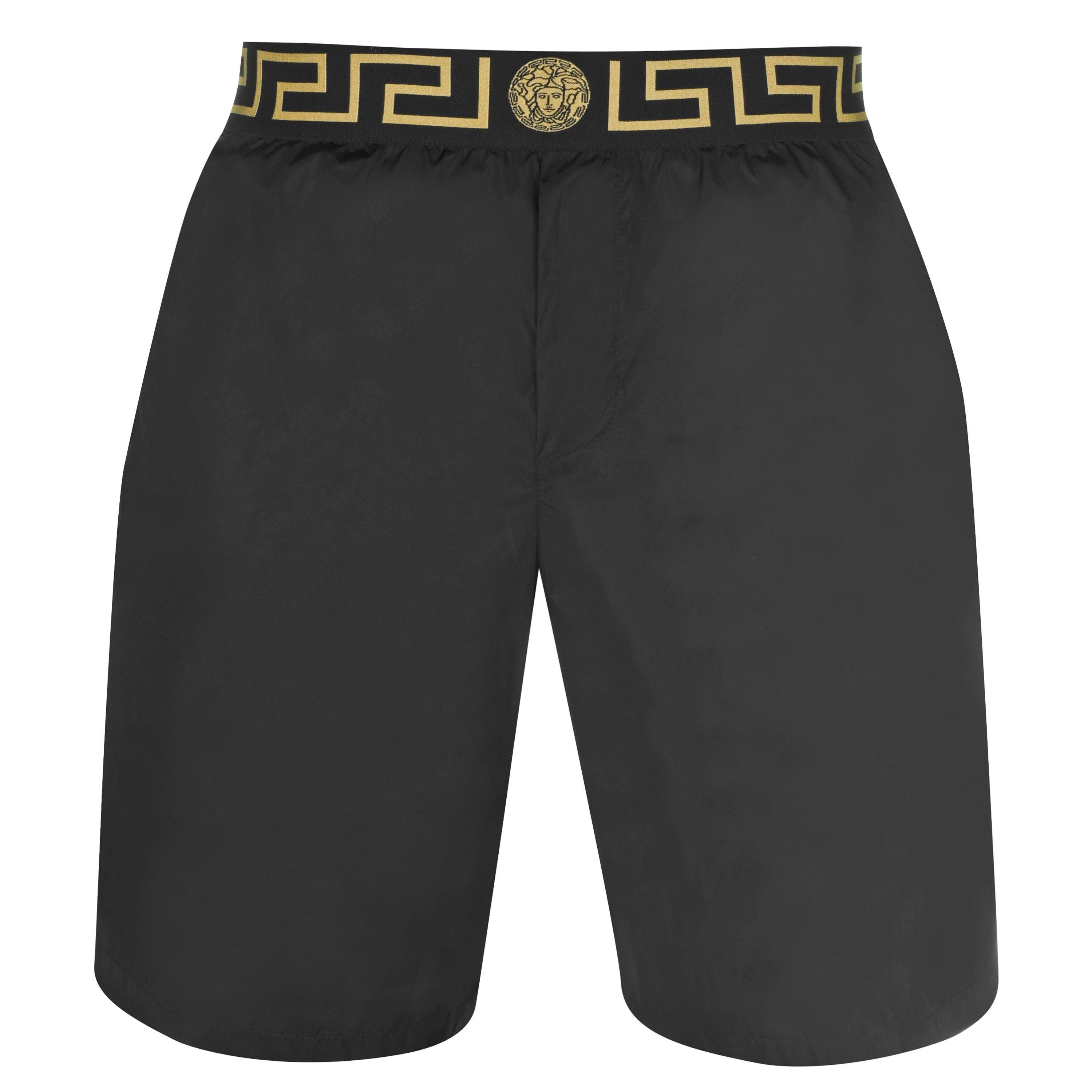 Black/Gld A80G - Versace Icon - Swim Shorts - 6
