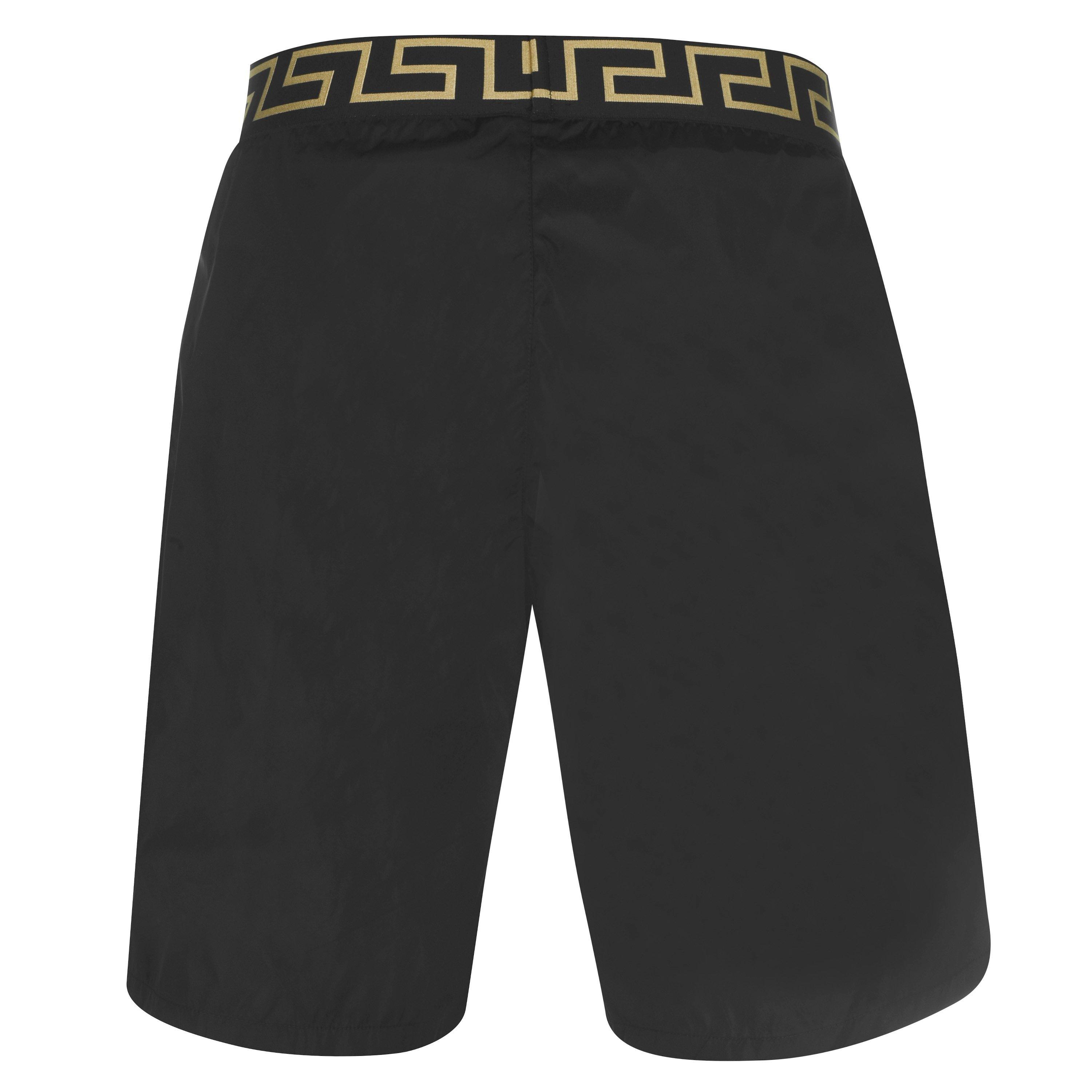 Black/Gld A80G - Versace Icon - Swim Shorts - 7