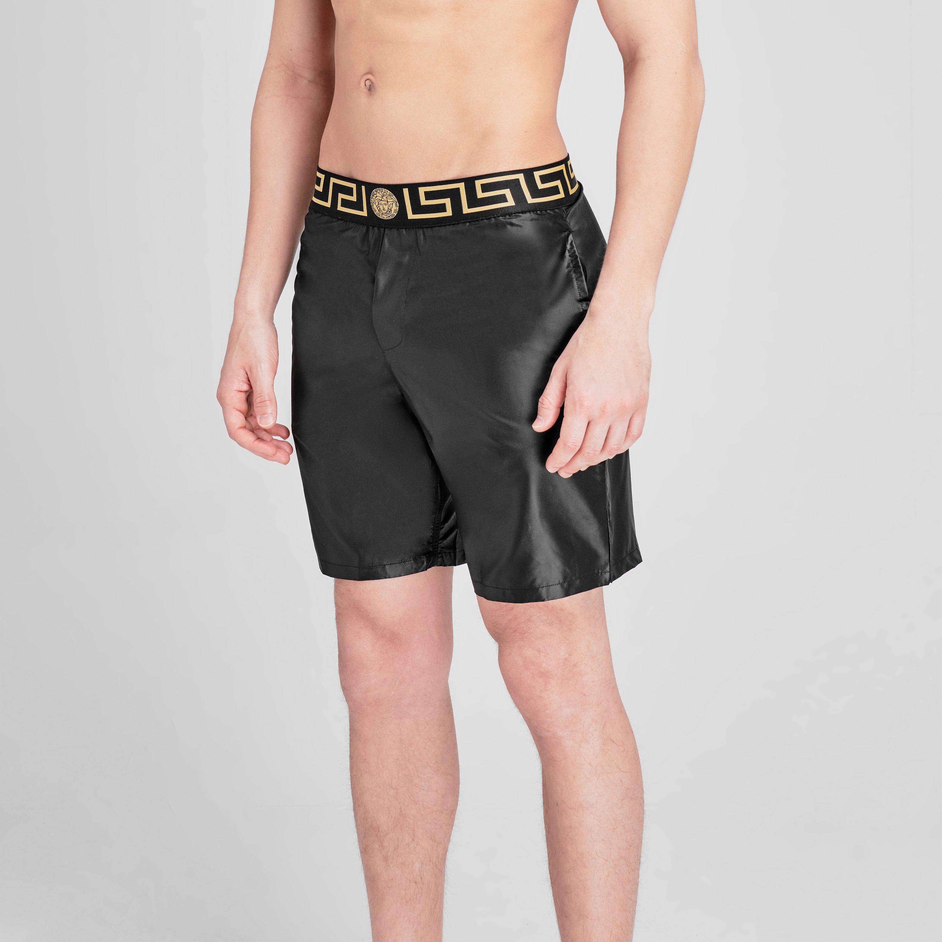 Black/Gld A80G - Versace Icon - Swim Shorts - 3