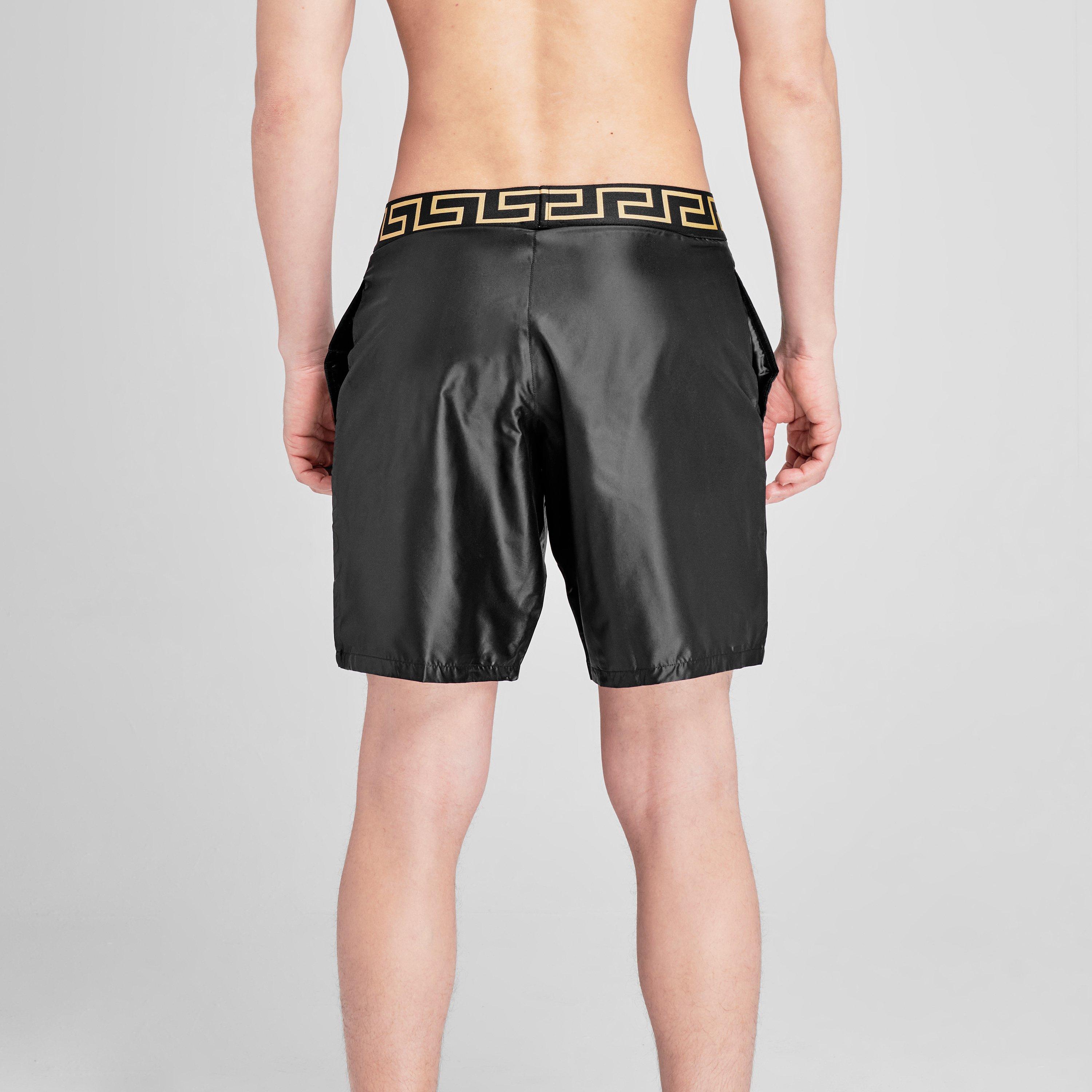 Black/Gld A80G - Versace Icon - Swim Shorts - 4
