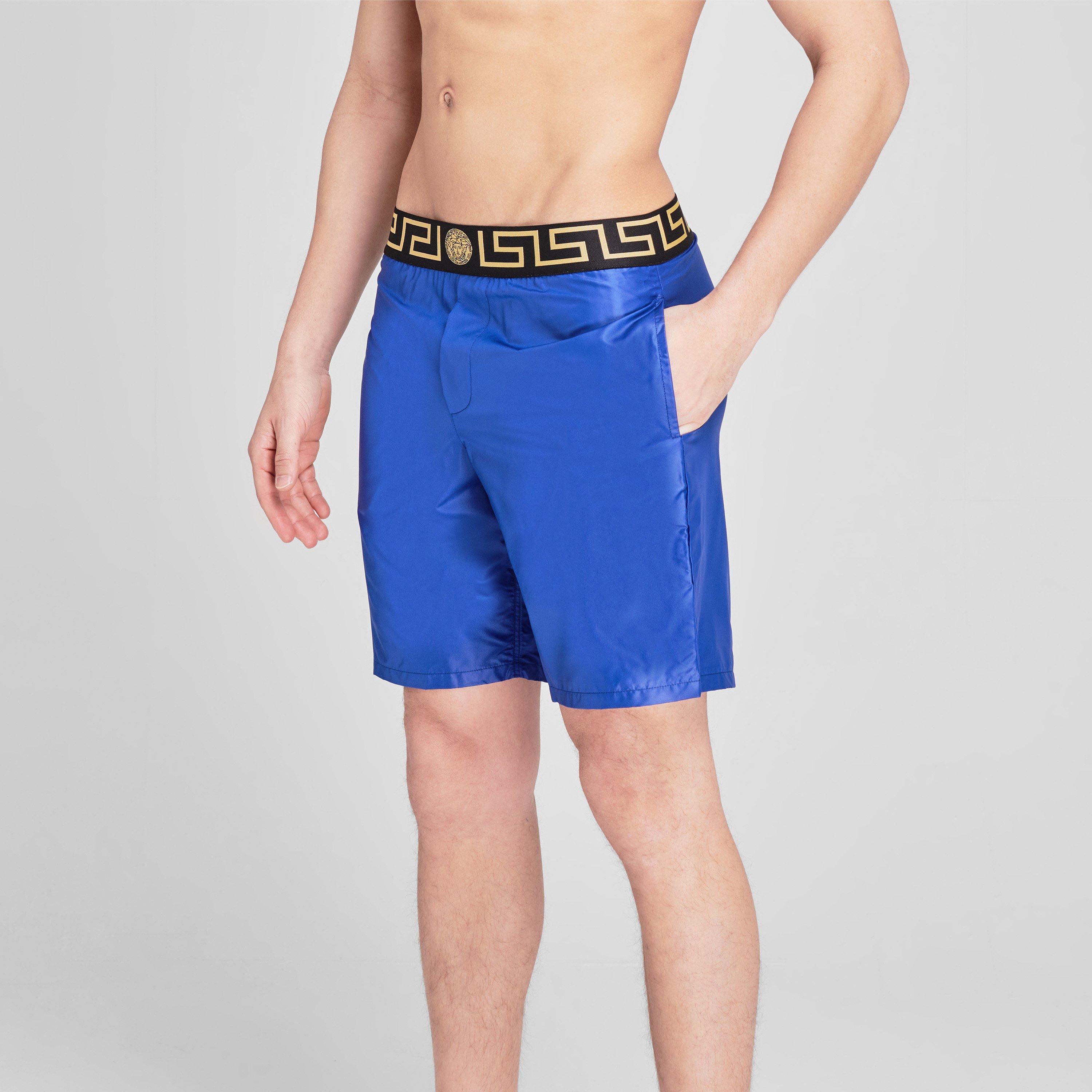 Blu/Gld A85K - Versace Icon - Swim Shorts - 3