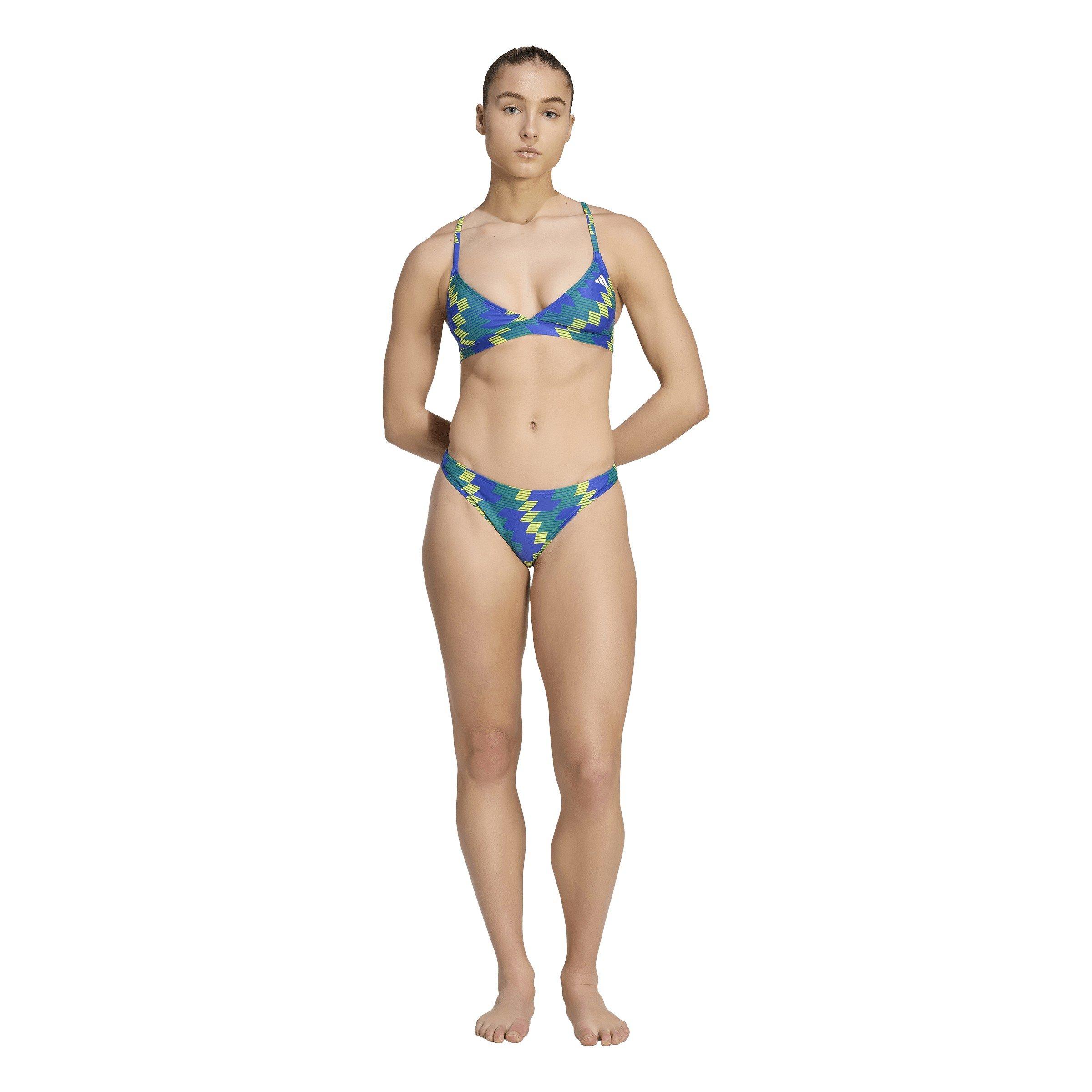 Lucid Blue/Gr - adidas - Women's Two Piece Swimsuit - 2