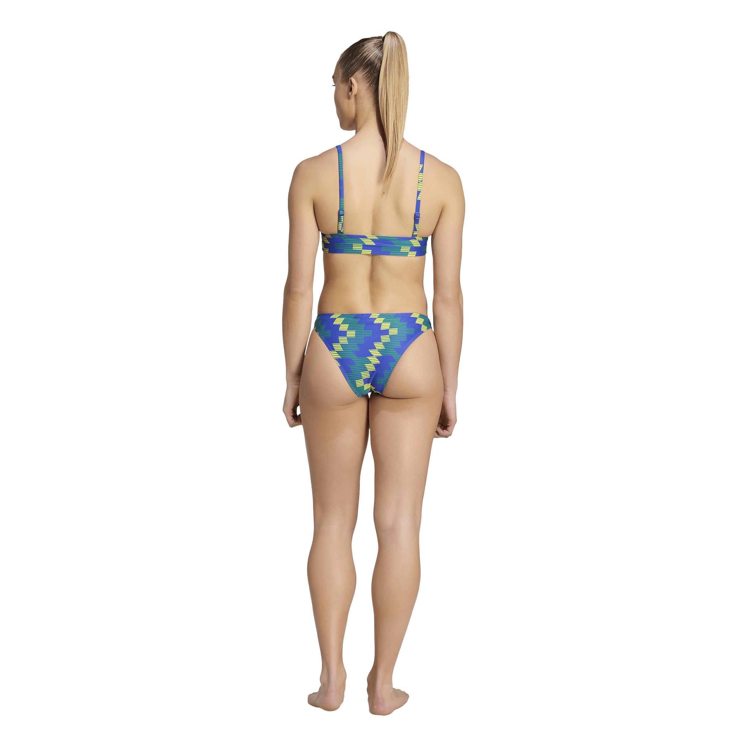Lucid Blue/Gr - adidas - Women's Two Piece Swimsuit - 3