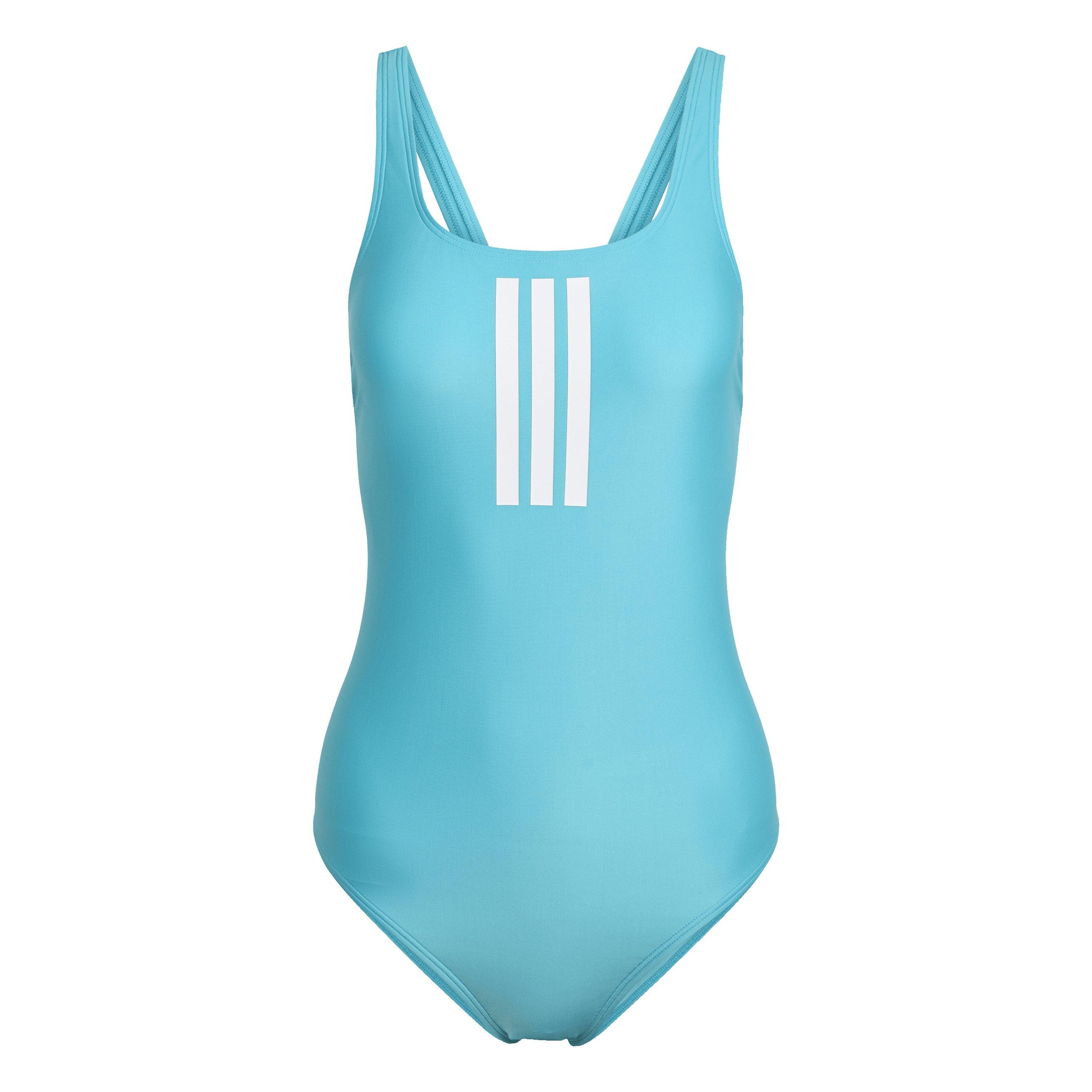 Adidas Women's One Piece Swimsuit - Lucid Cyan - 14 (L)