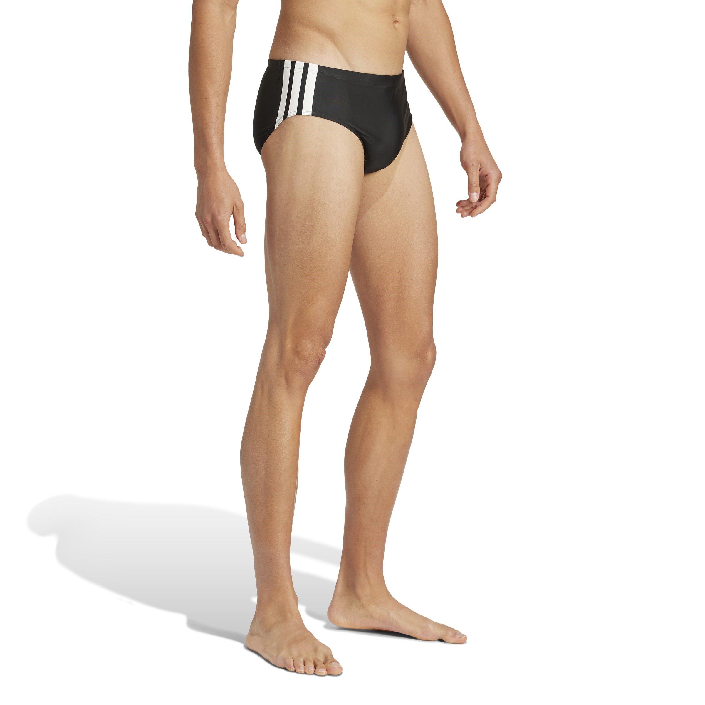 Black/White - adidas - Adidas 3S Swim Brief Sn63 - 6