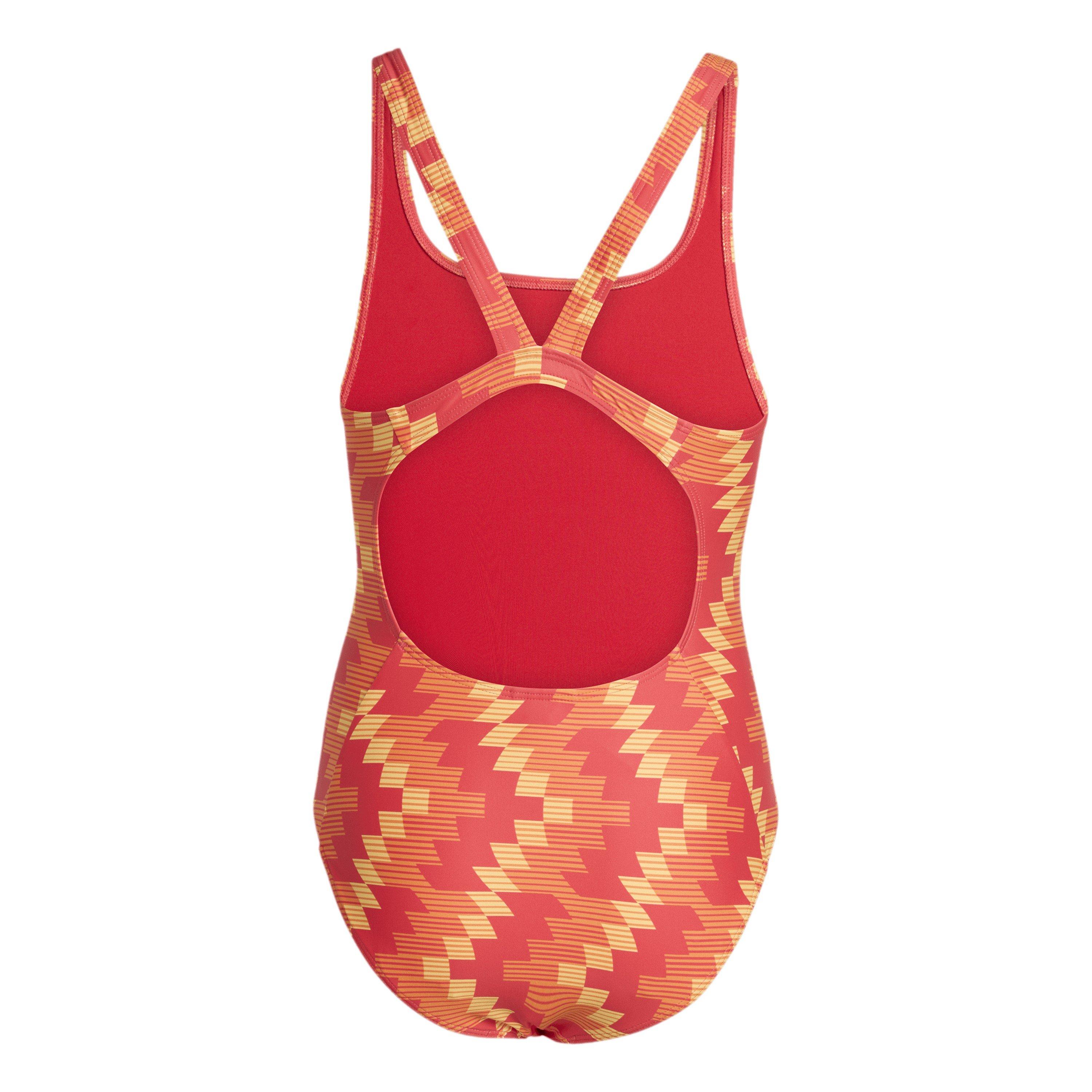 Lucid Red - adidas - Kids' One Piece Swimsuit - 2