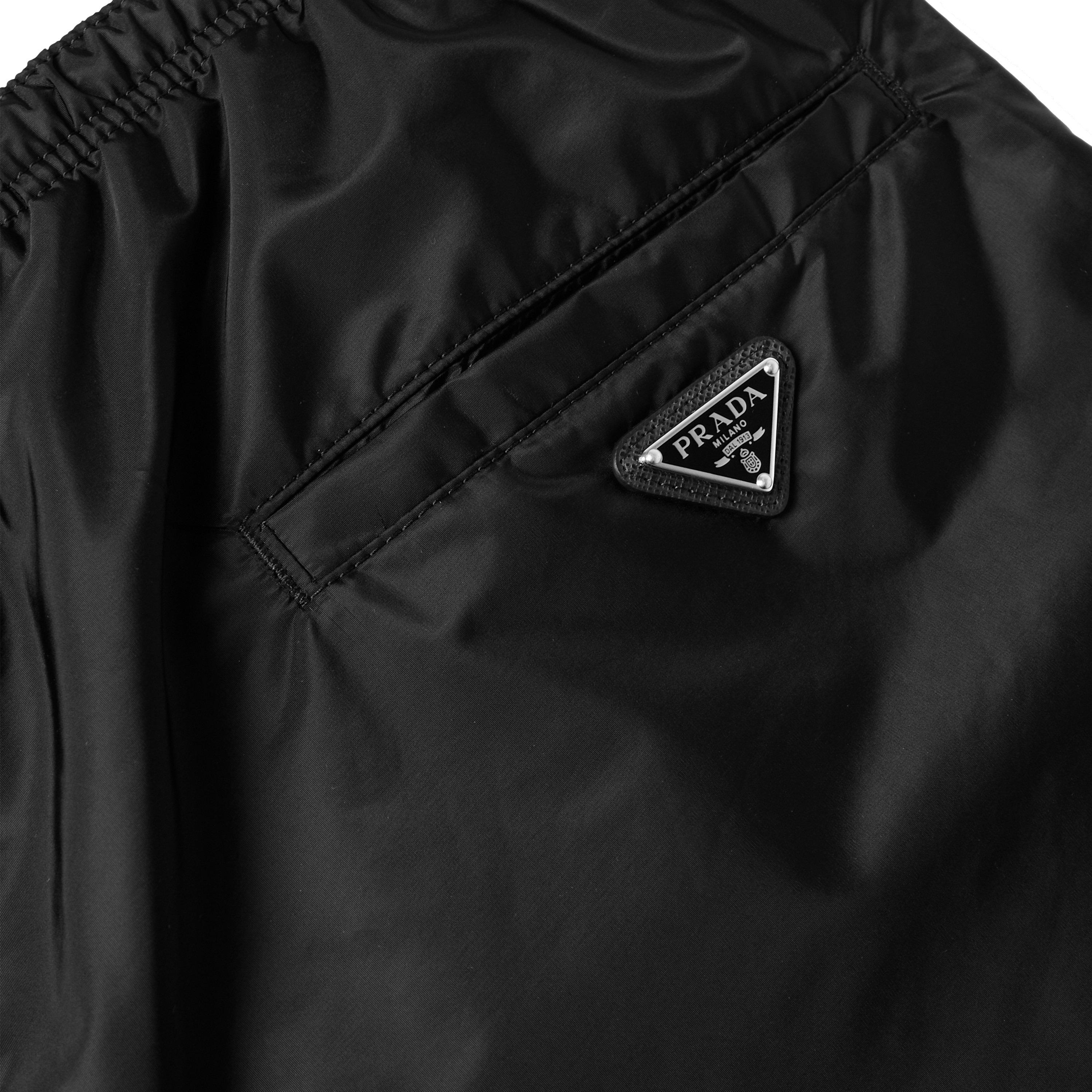 Black - Prada - Prada Nylon Swim Sn00 - 3