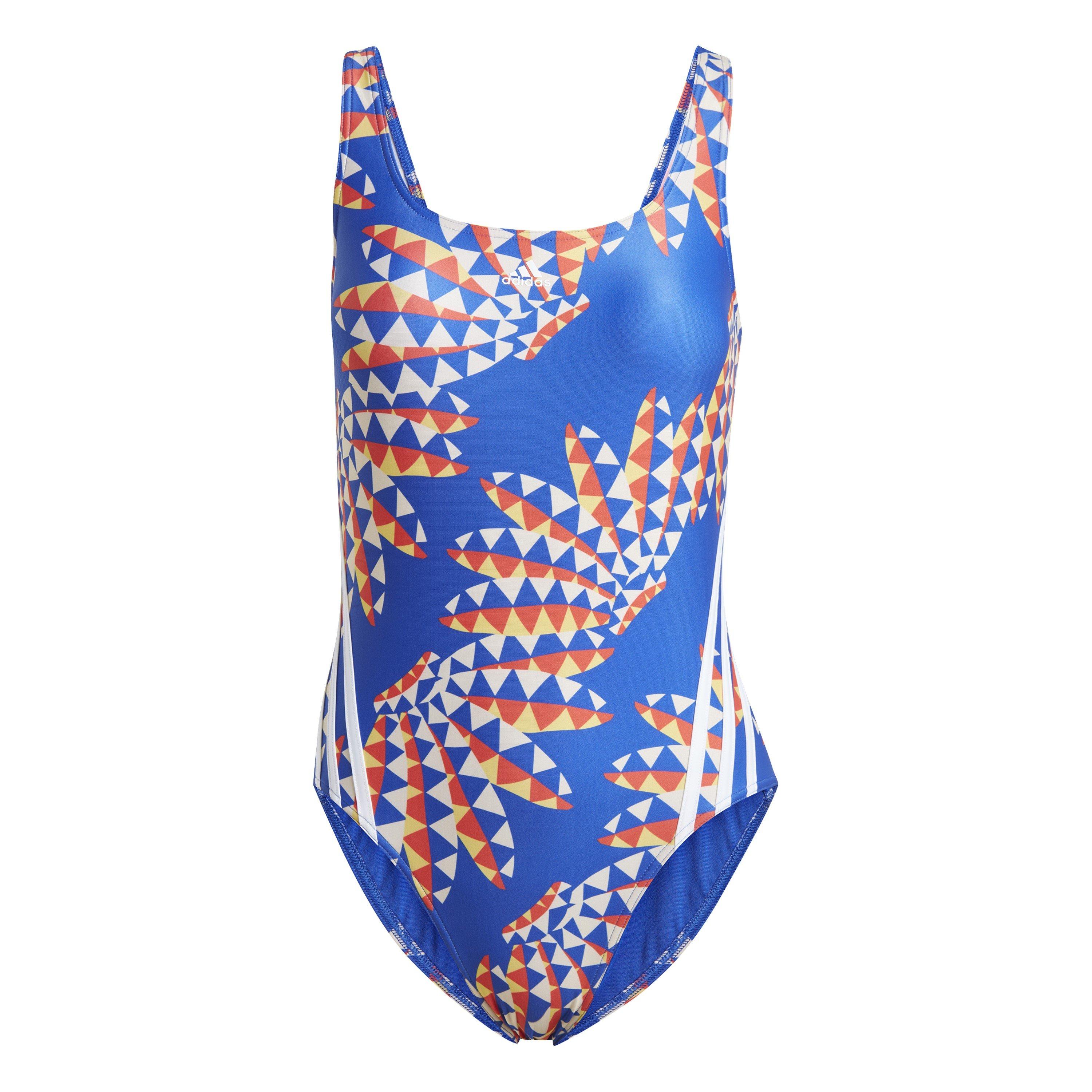 Adidas Women's Farm Clx St One Piece Swimsuit - Blue - 6 (XXS)