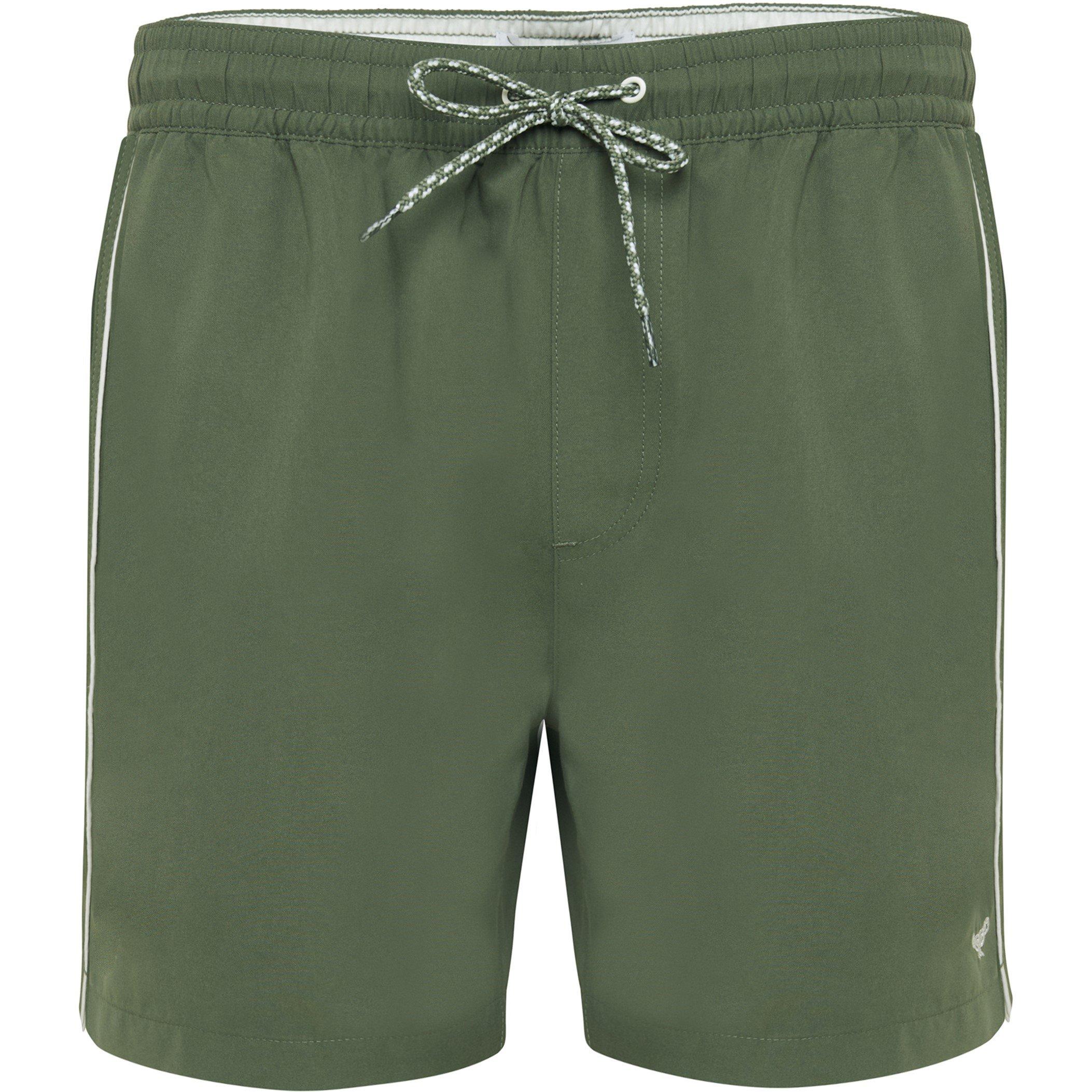 Threadbare Men's Swim Shorts - Olive - 2X Large