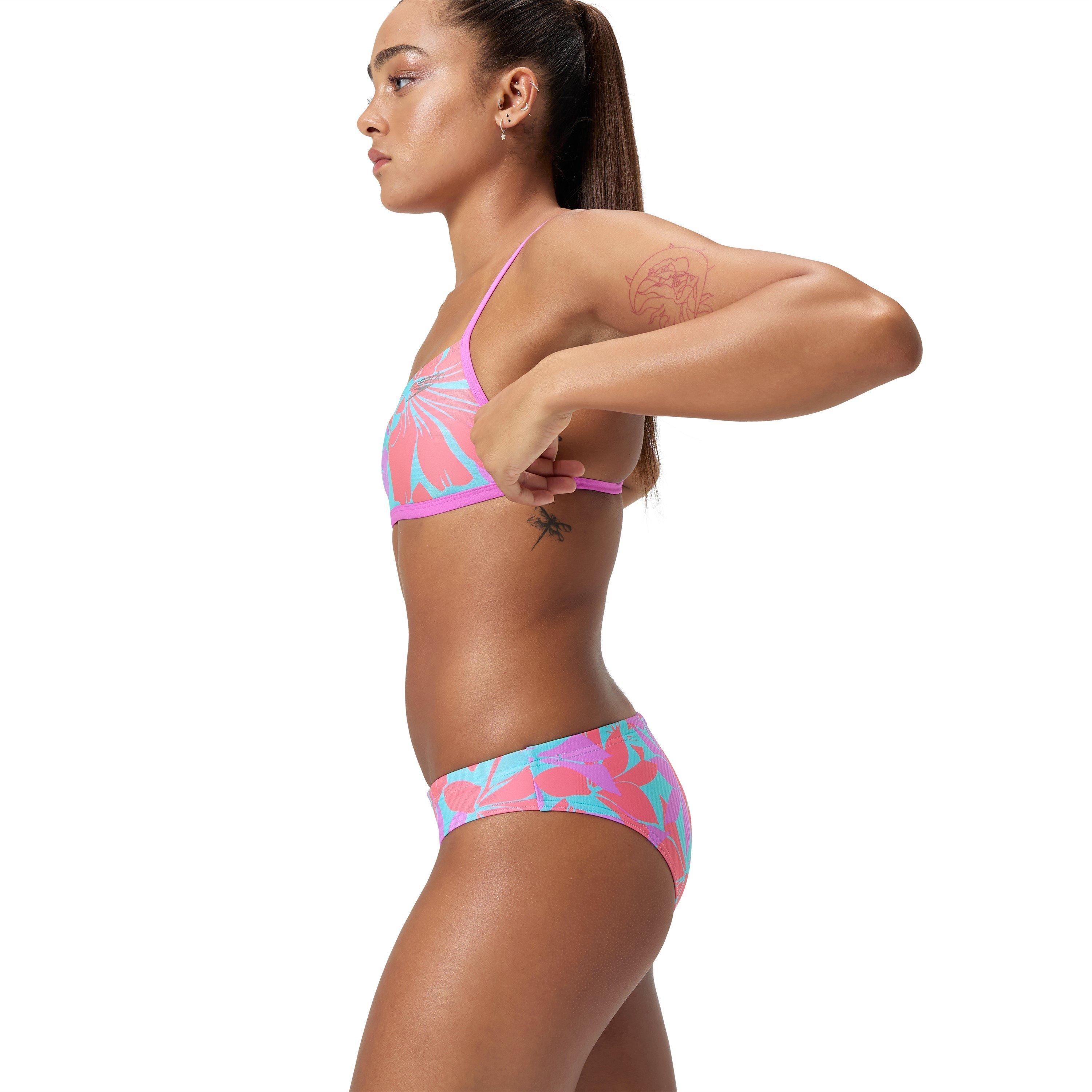 Kaluna Bloemenprint - Speedo - Allover Digital Hipster Performance Bikini Bottoms - 3