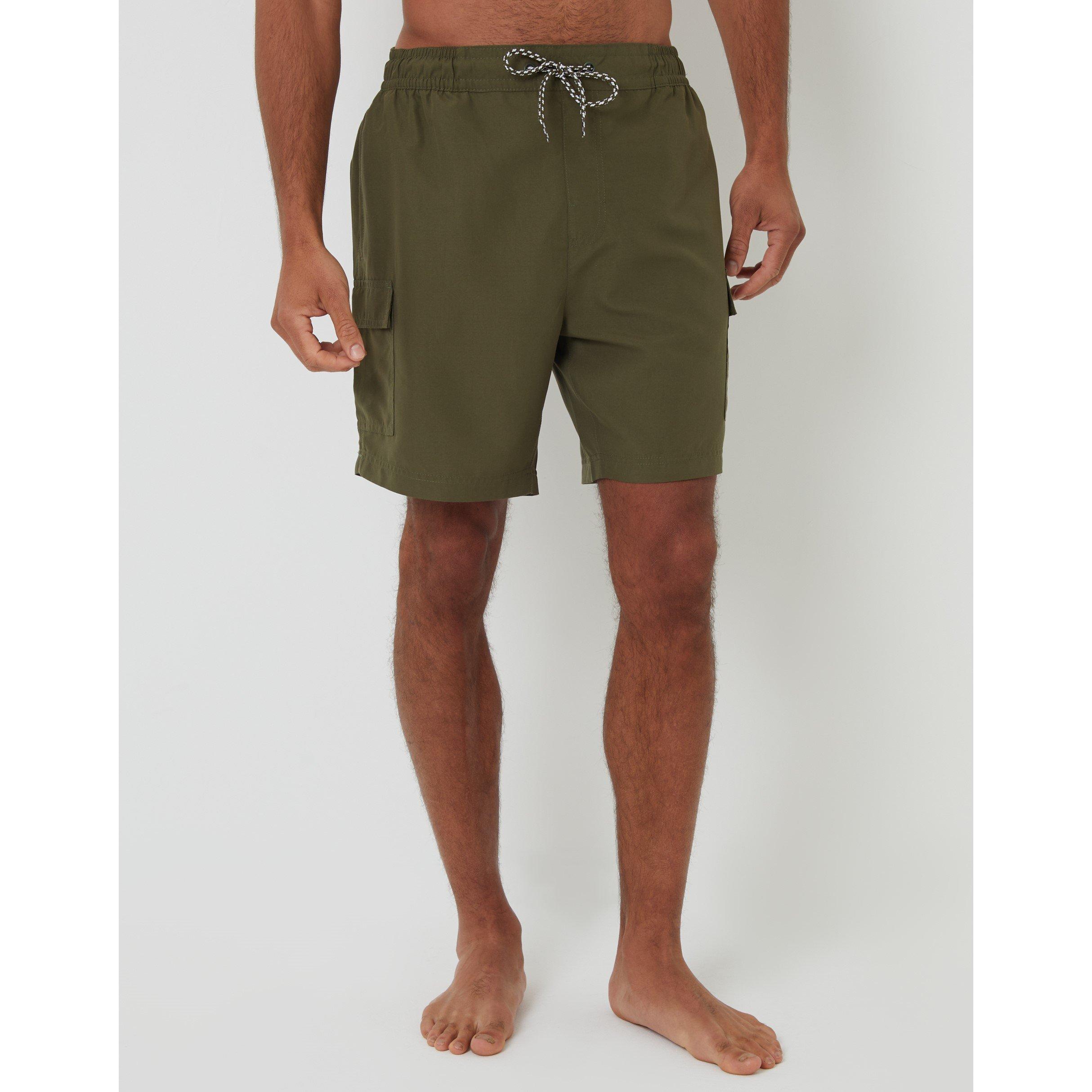 Khaki - Threadbare - Men's Saxn Swim Shorts - 1