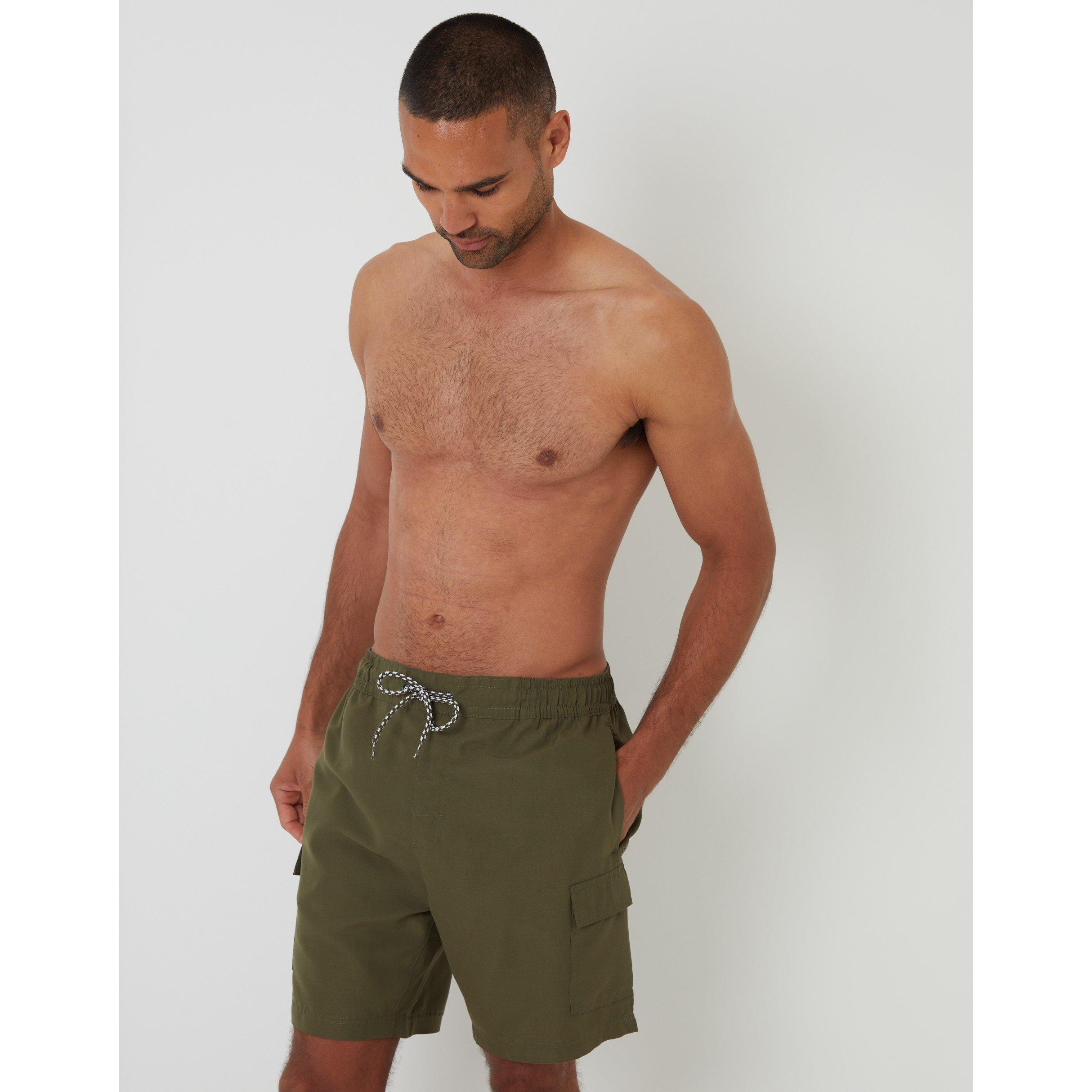 Khaki - Threadbare - Saxn Swim Shorts - 2