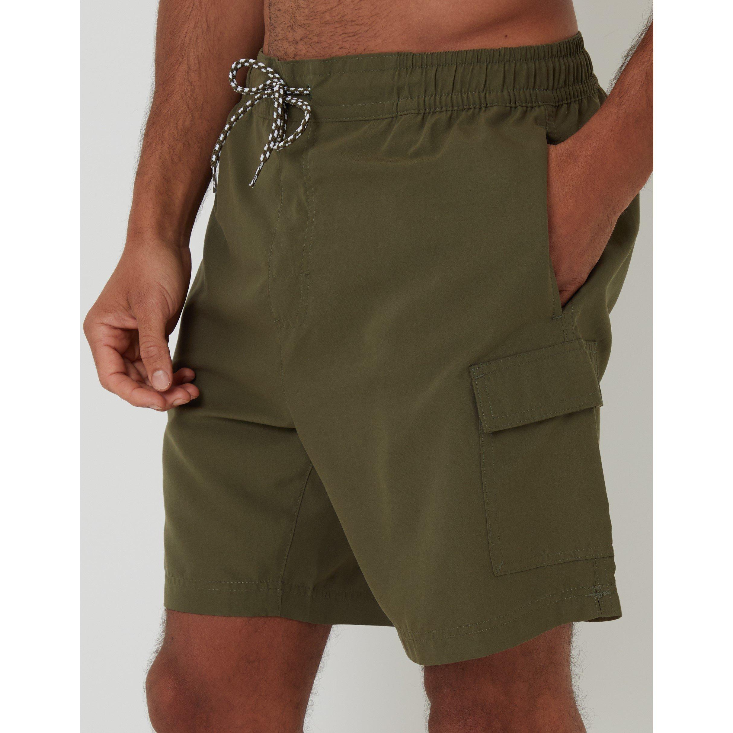 Khaki - Threadbare - Saxn Swim Shorts - 4