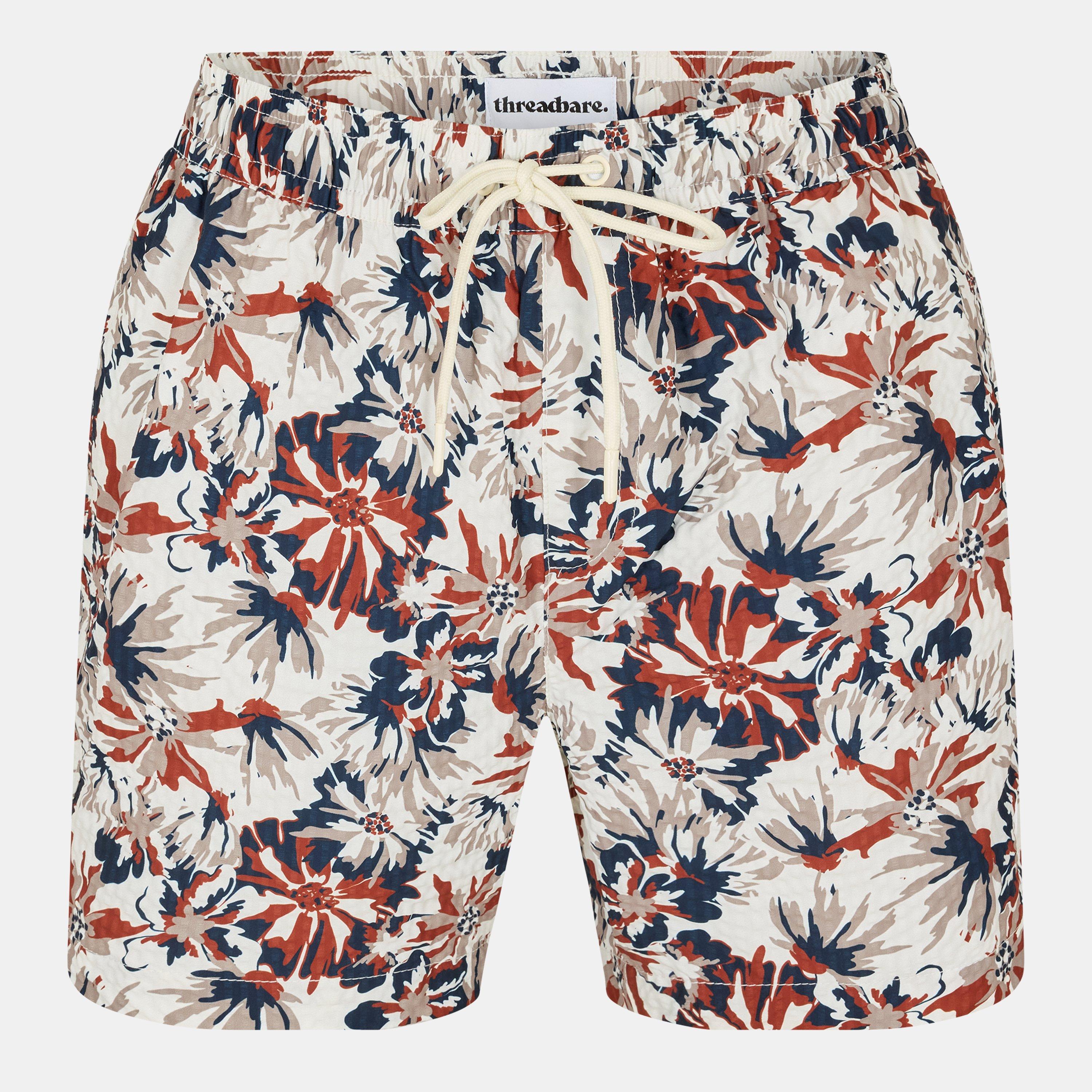Threadbare Men's Swim Shorts - Cream - X Large