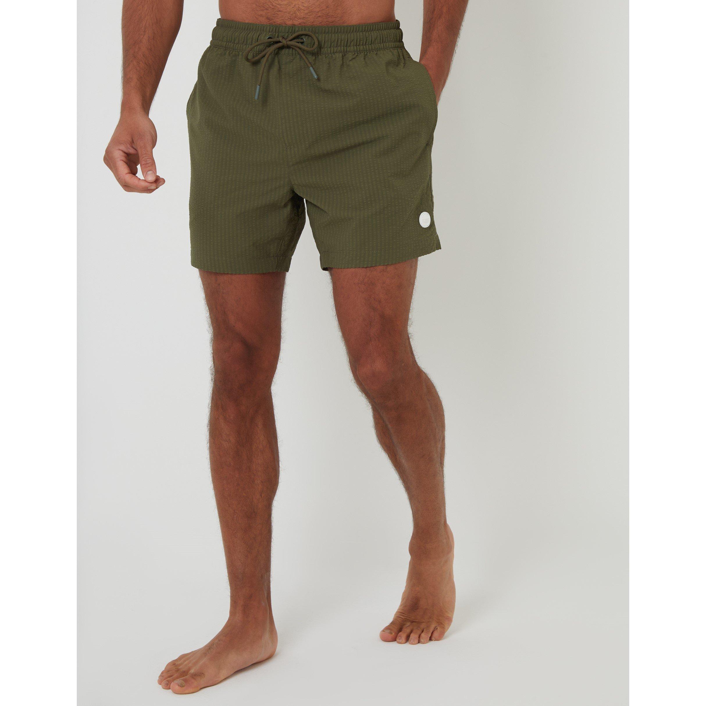 Threadbare Men's Rola Swim Shorts - Khaki - 2X Large