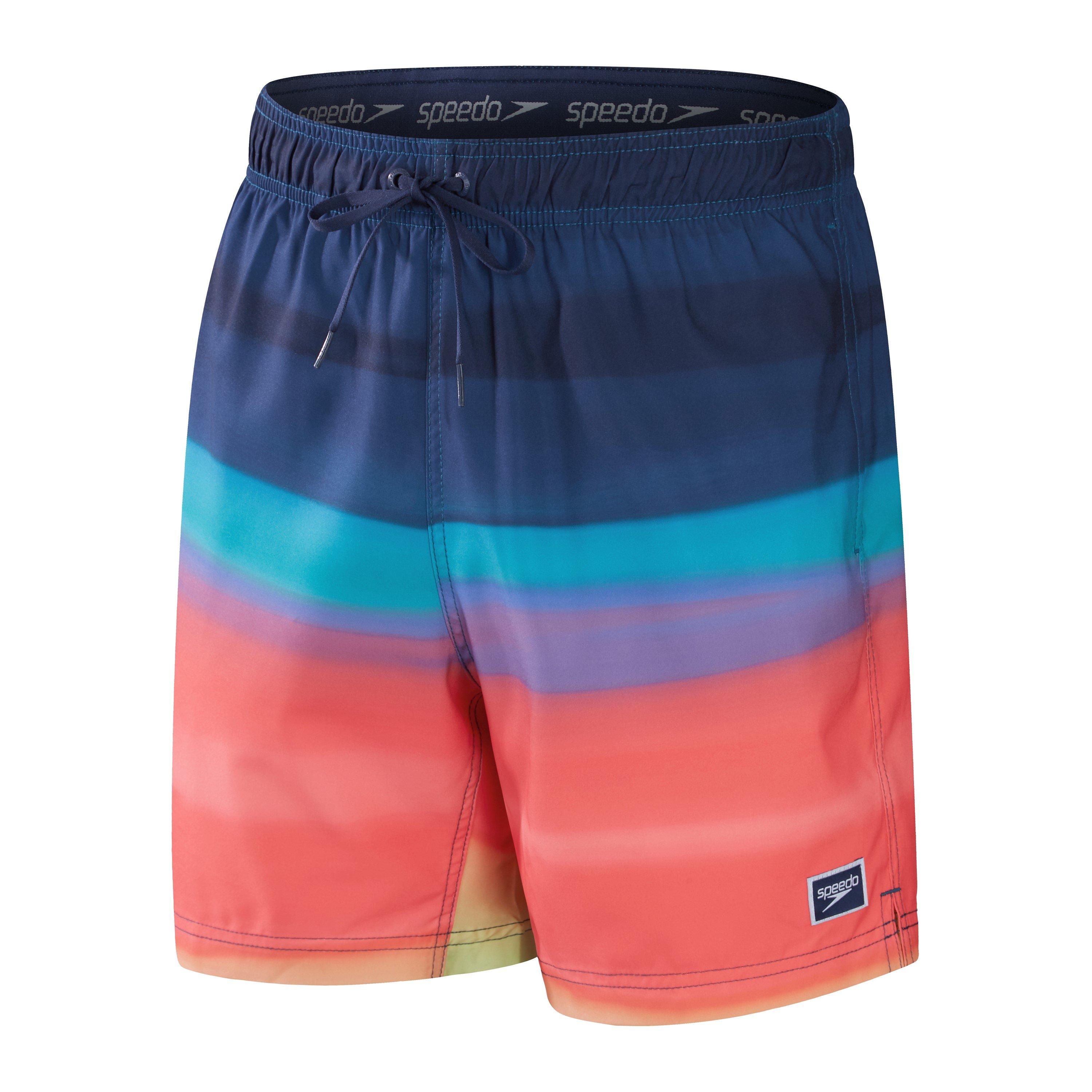 Speedo Men's Redondo Edge Volley 17 Swim Shorts - Coral - Small