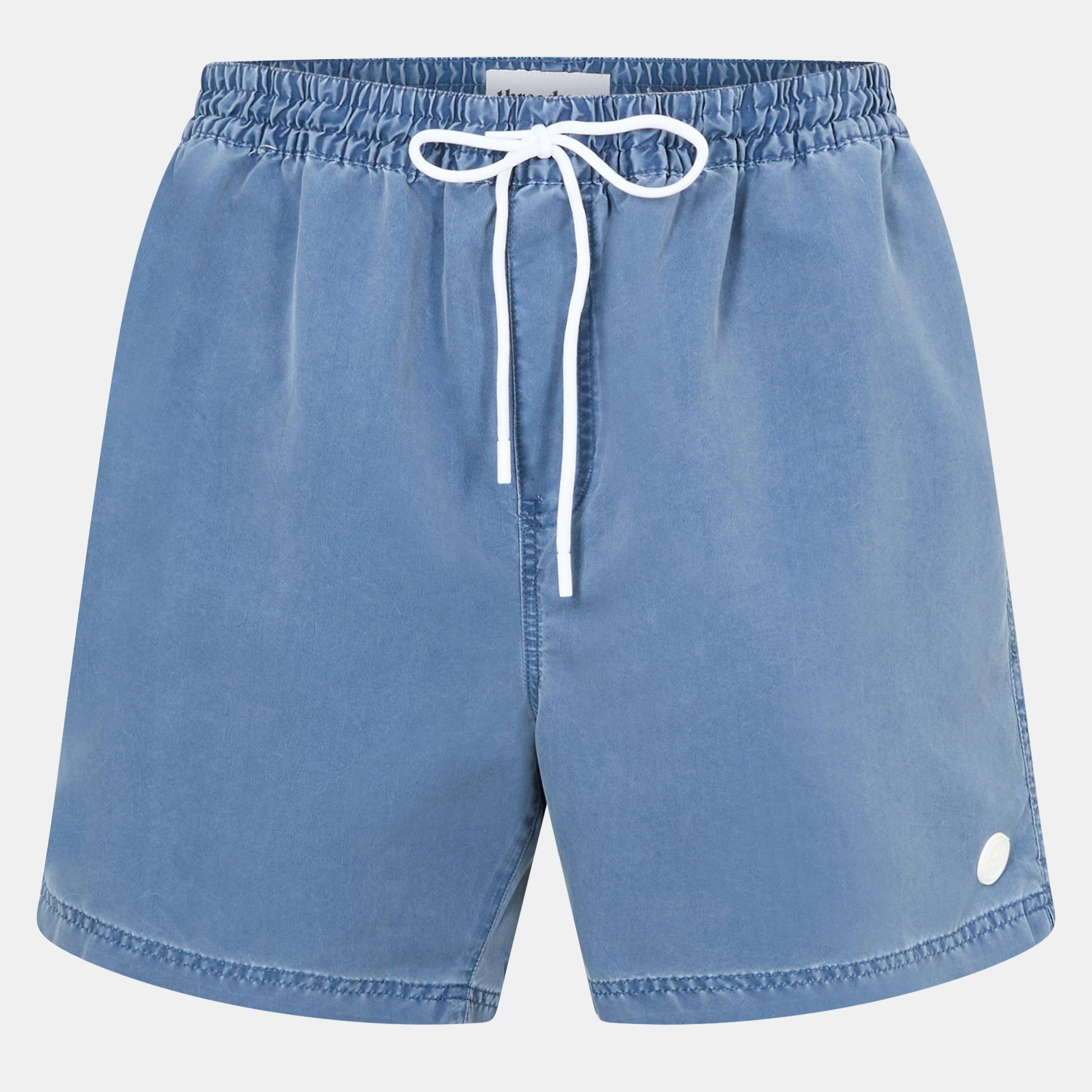 Threadbare Men's Glade Swim Shorts - Vintage Blue - Small
