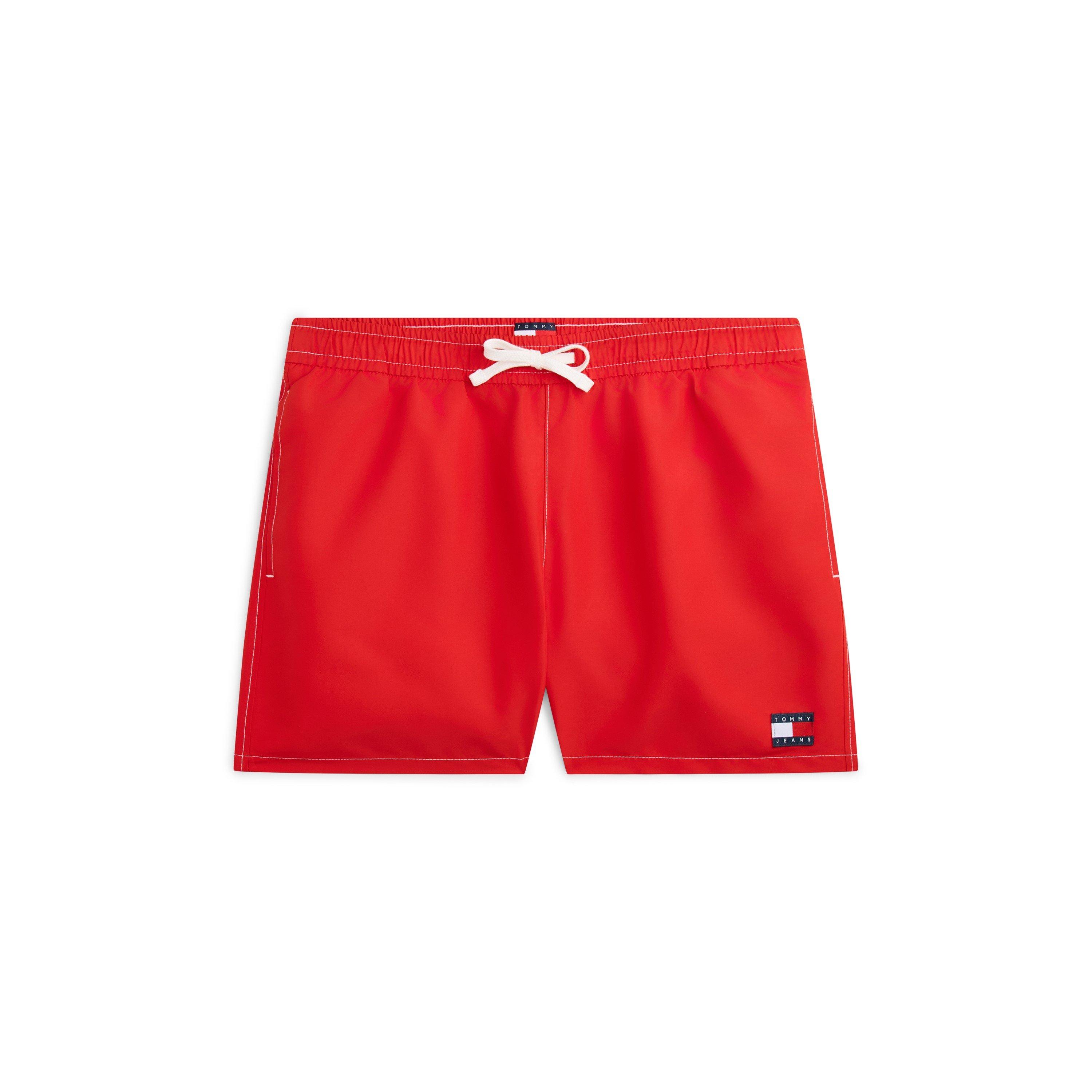 Tommy Hilfiger Men's Tj Medium Drawstring Swim Shorts - Deep Crimson - M