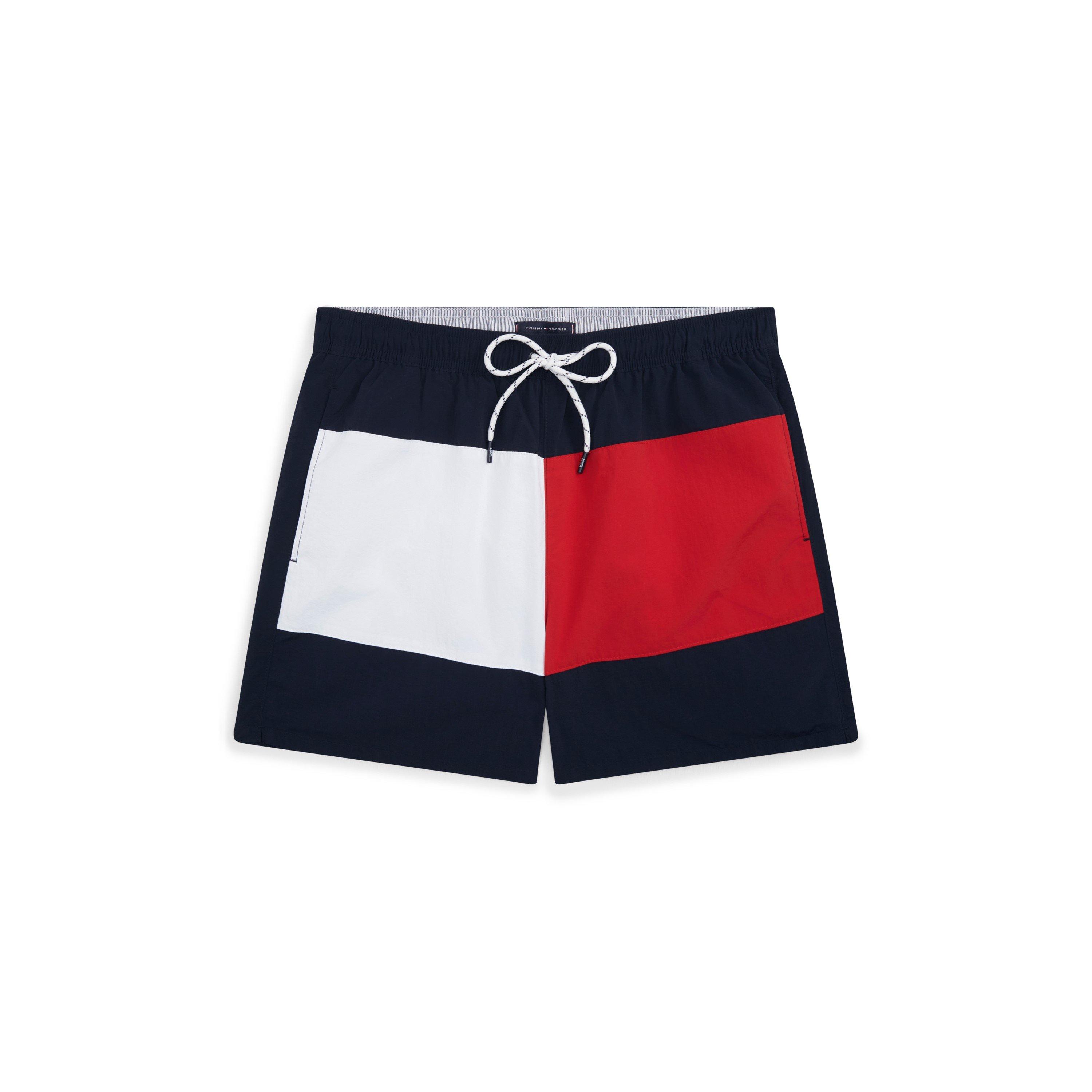 Tommy Hilfiger Archive Medium Drawstring Swim Shorts - Desert Sky - XL