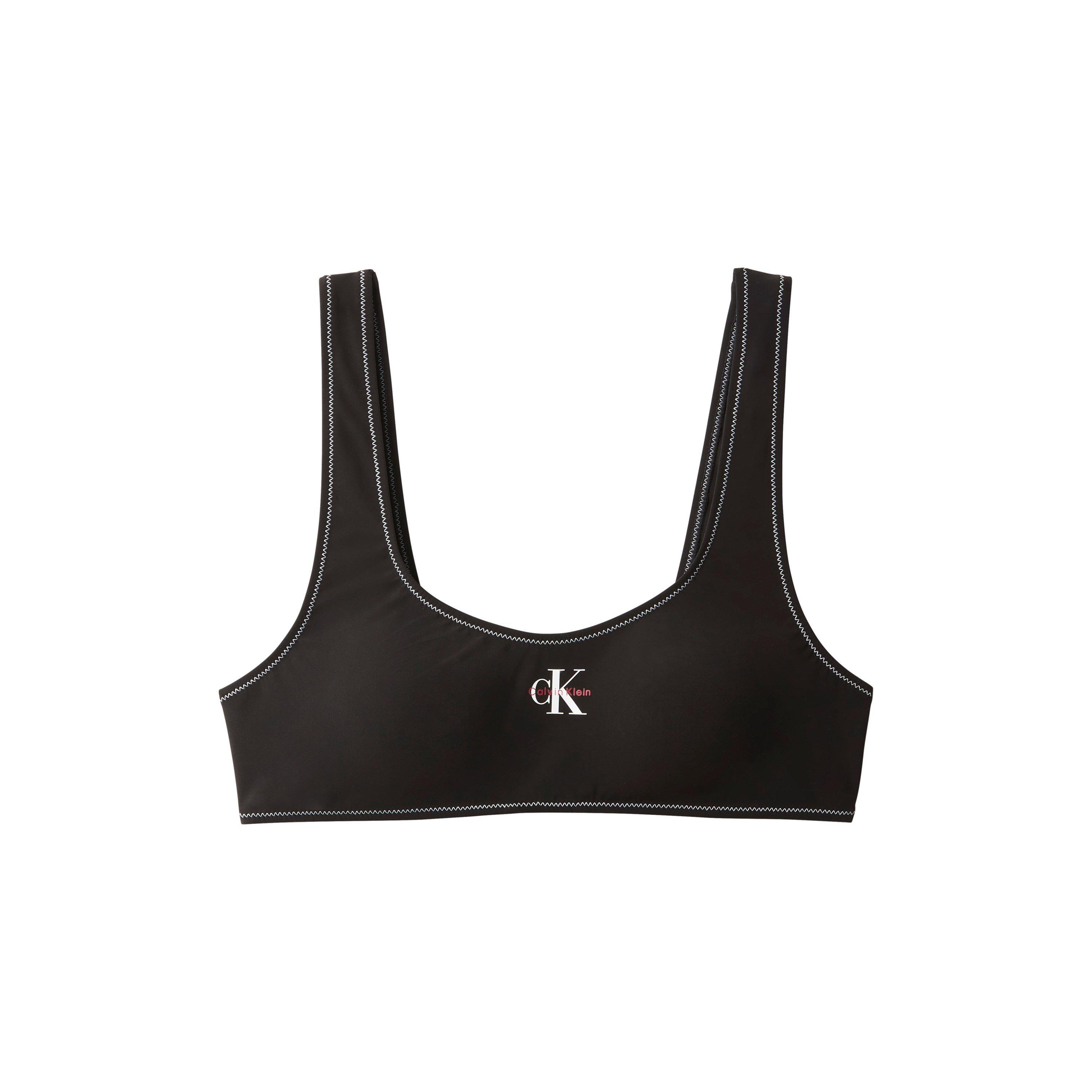 Calvin Klein Women's Bikini Top - Black - Size 14 (L)