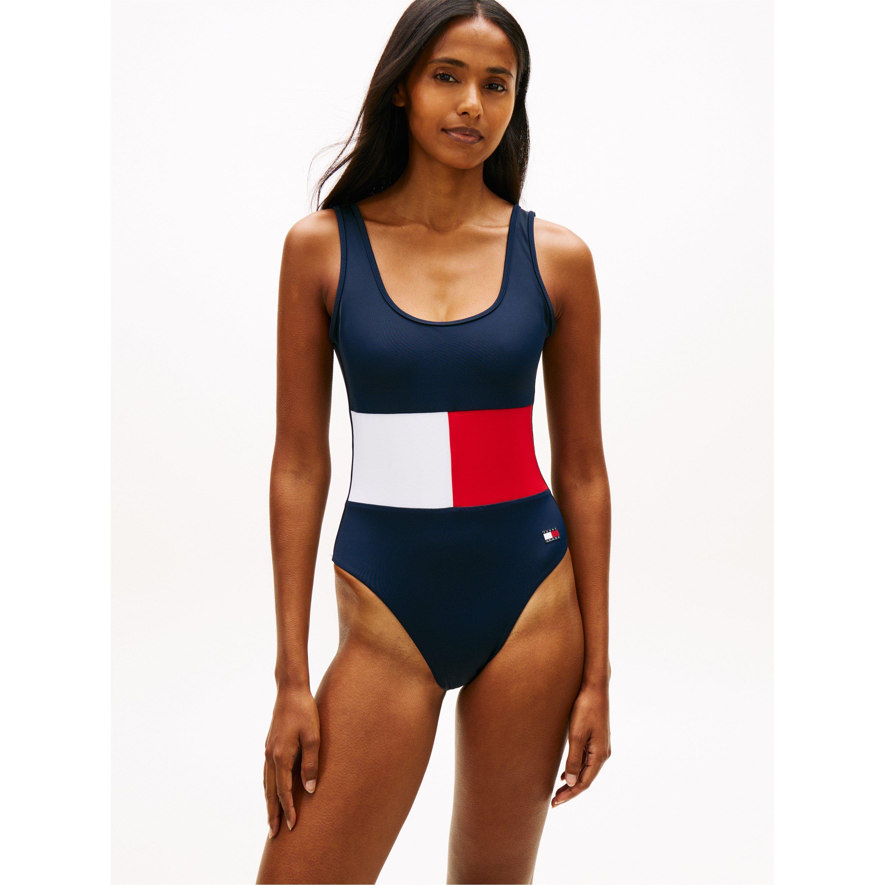 Dark Night Navy - Tommy Hilfiger - THB Flag Swimsuit Ld62 - 2