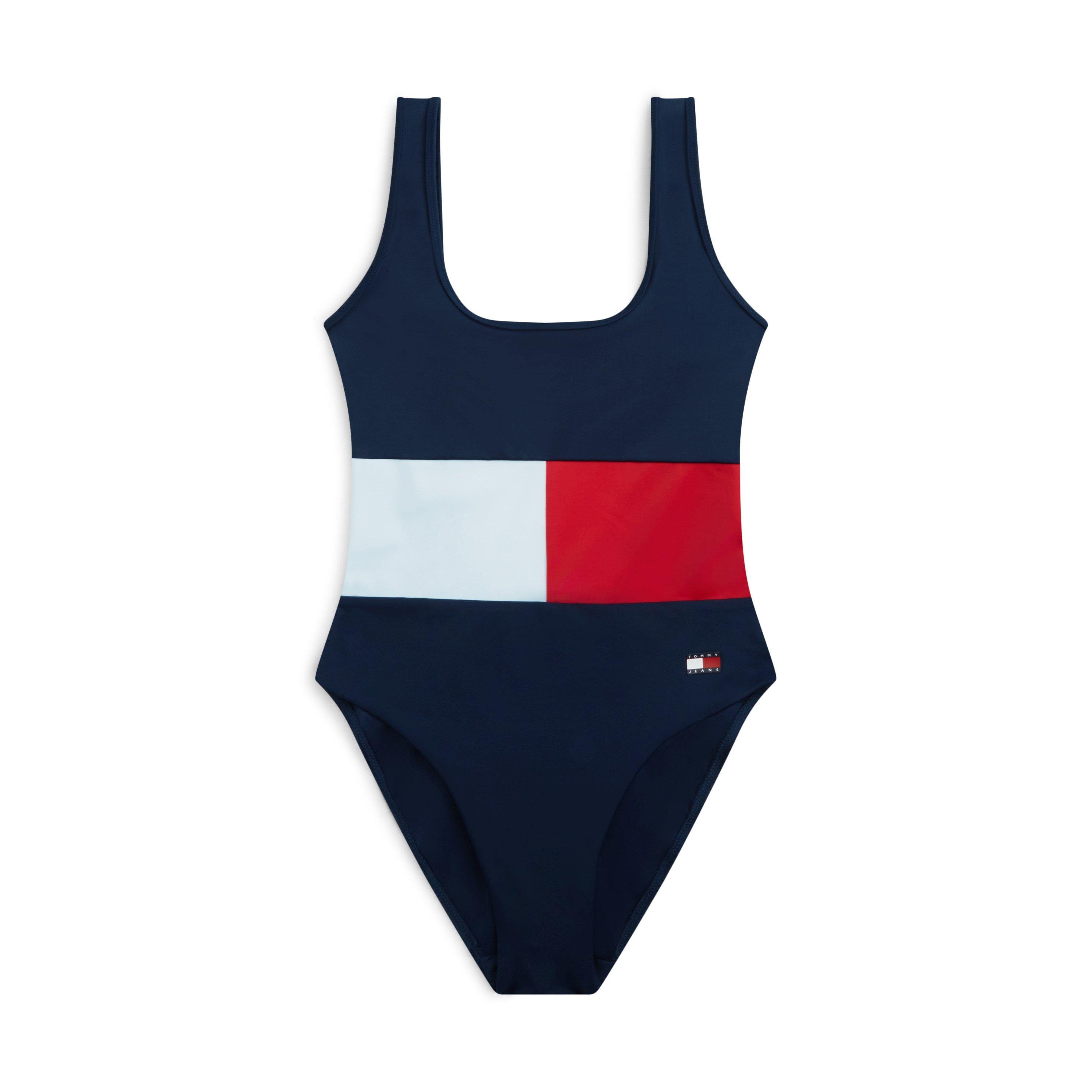 Tommy Hilfiger Women's One Piece Swimsuit - Pvh Black - 10 (S)